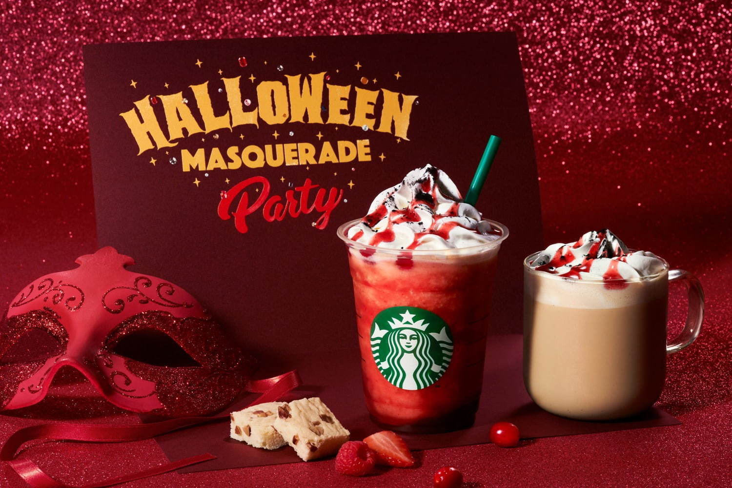 スターバックス(Starbucks Coffee) ハロウィン レッド ナイト フラペチーノ｜写真1