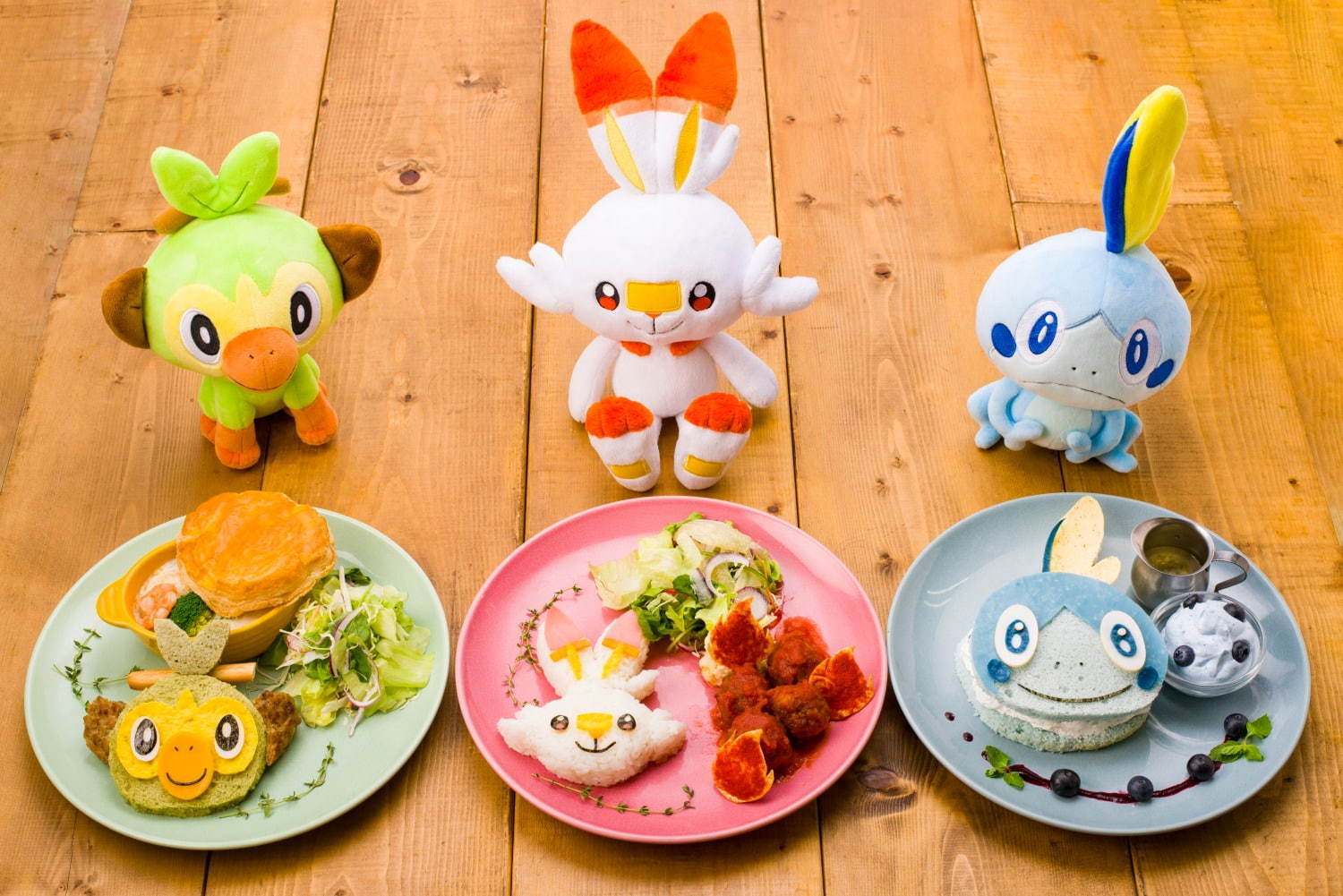 東京＆大阪「ポケモンカフェ」にポケモン剣盾の新御三家をモチーフにした限定メニュー｜写真1