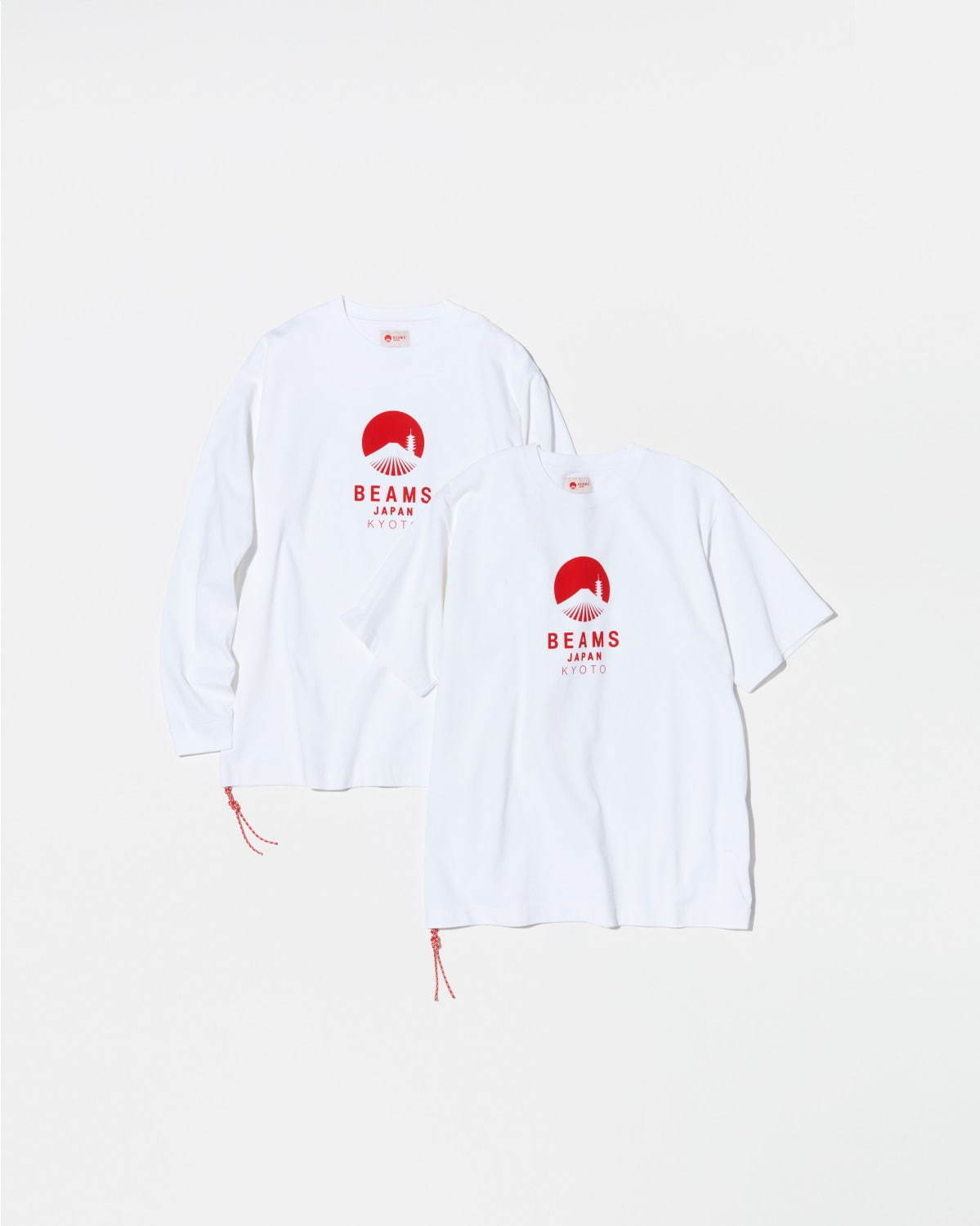 ビームス ジャパン 京都限定  ロゴプリント Tシャツ 半袖 5,800円＋税／長袖 5,800円＋税