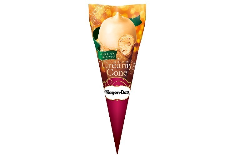 ハーゲンダッツ(Häagen-Dazs) クリーミーコーン バニラメープルウォルナッツ｜写真1