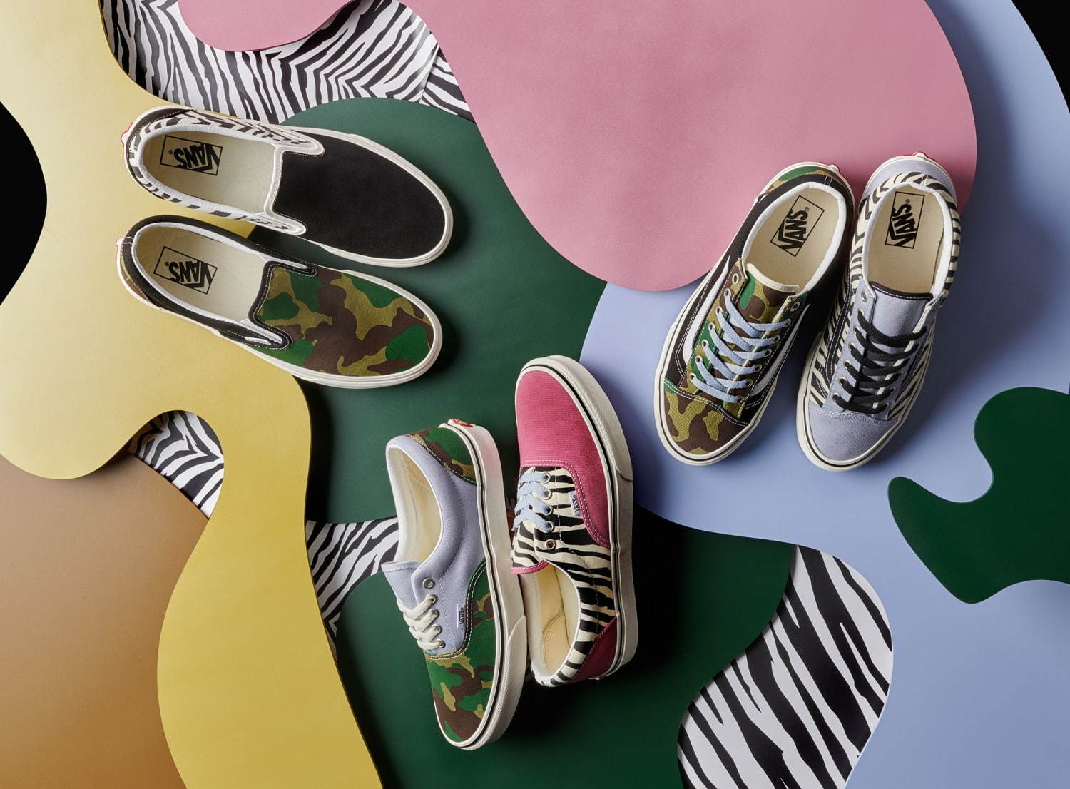 VANS「エラ」「クラシックスリッポン」“左右非対称”の新作