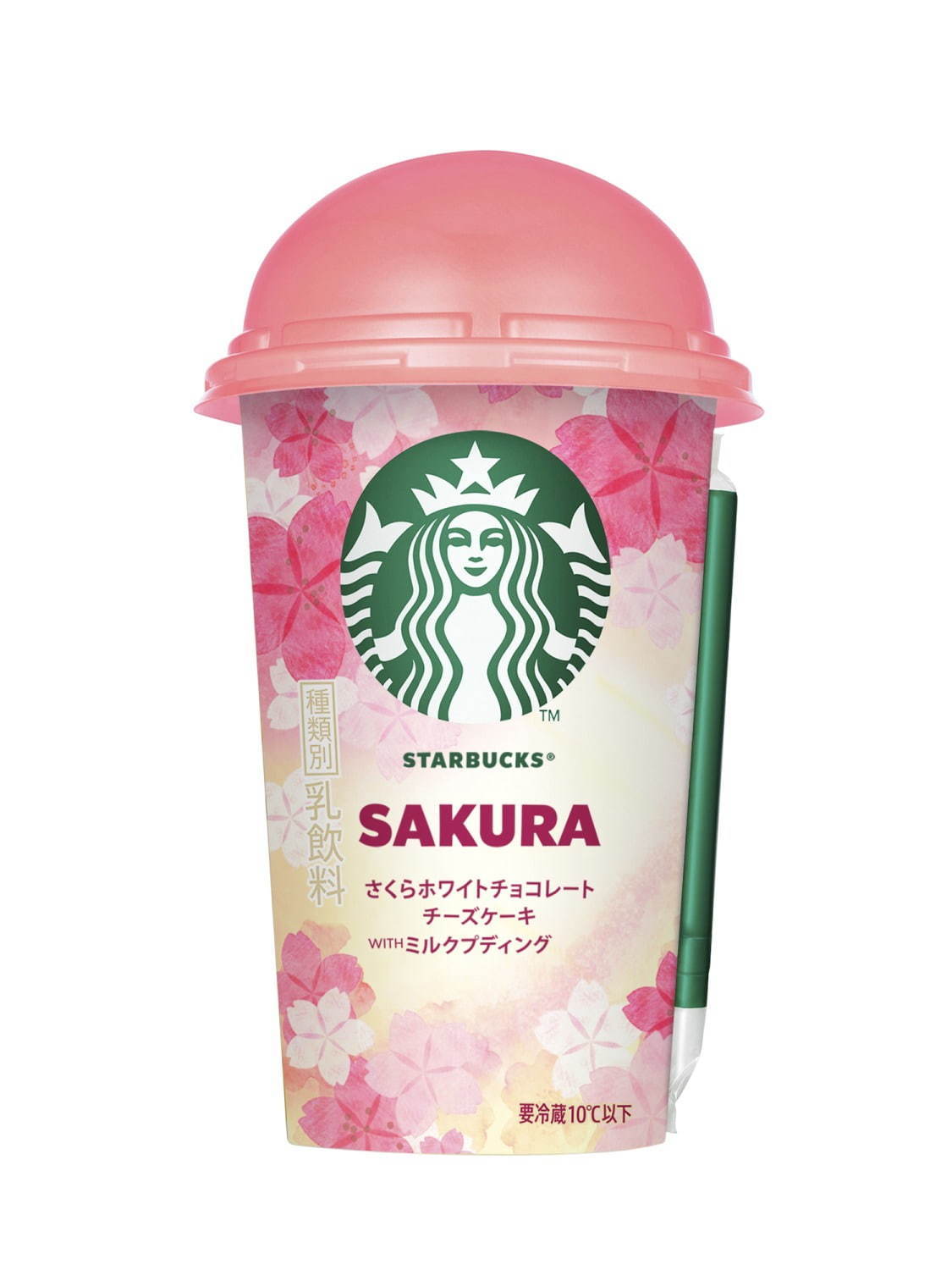 スターバックス(Starbucks Coffee) さくらホワイトチョコレートチーズケーキ WITH ミルクプディング｜写真1