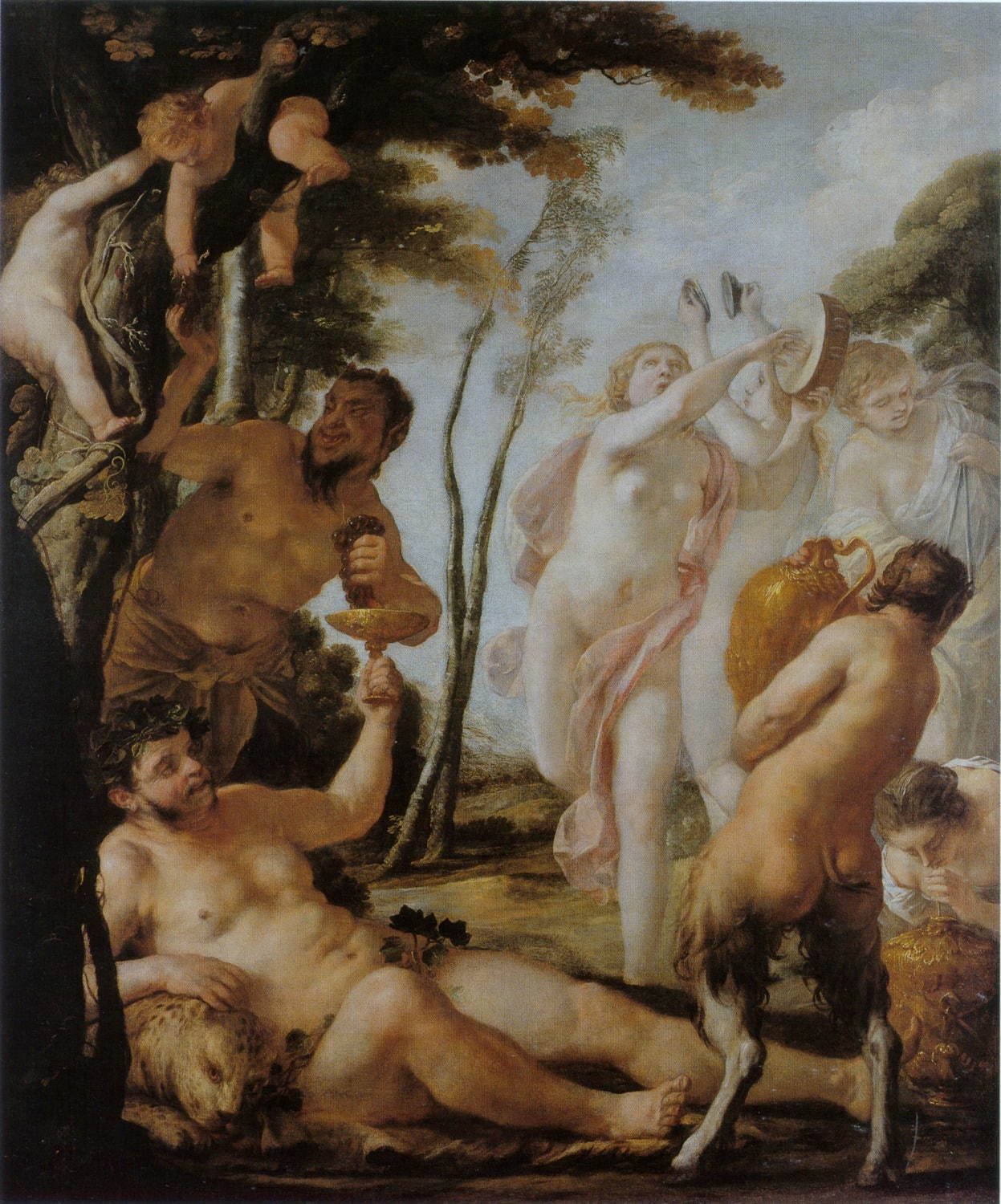 ジャック・ブランシャール 《バッカナール》
 1636年 油彩・カンヴァス、138×115 cm ナンシー美術館 © Ville de Nancy -P. Buren