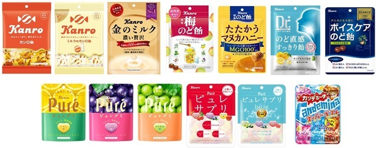 カンロの直営店「ヒトツブカンロ」新宿に限定ストア、パリッとしっとり新食感グミ「グミッツェル」販売｜写真12