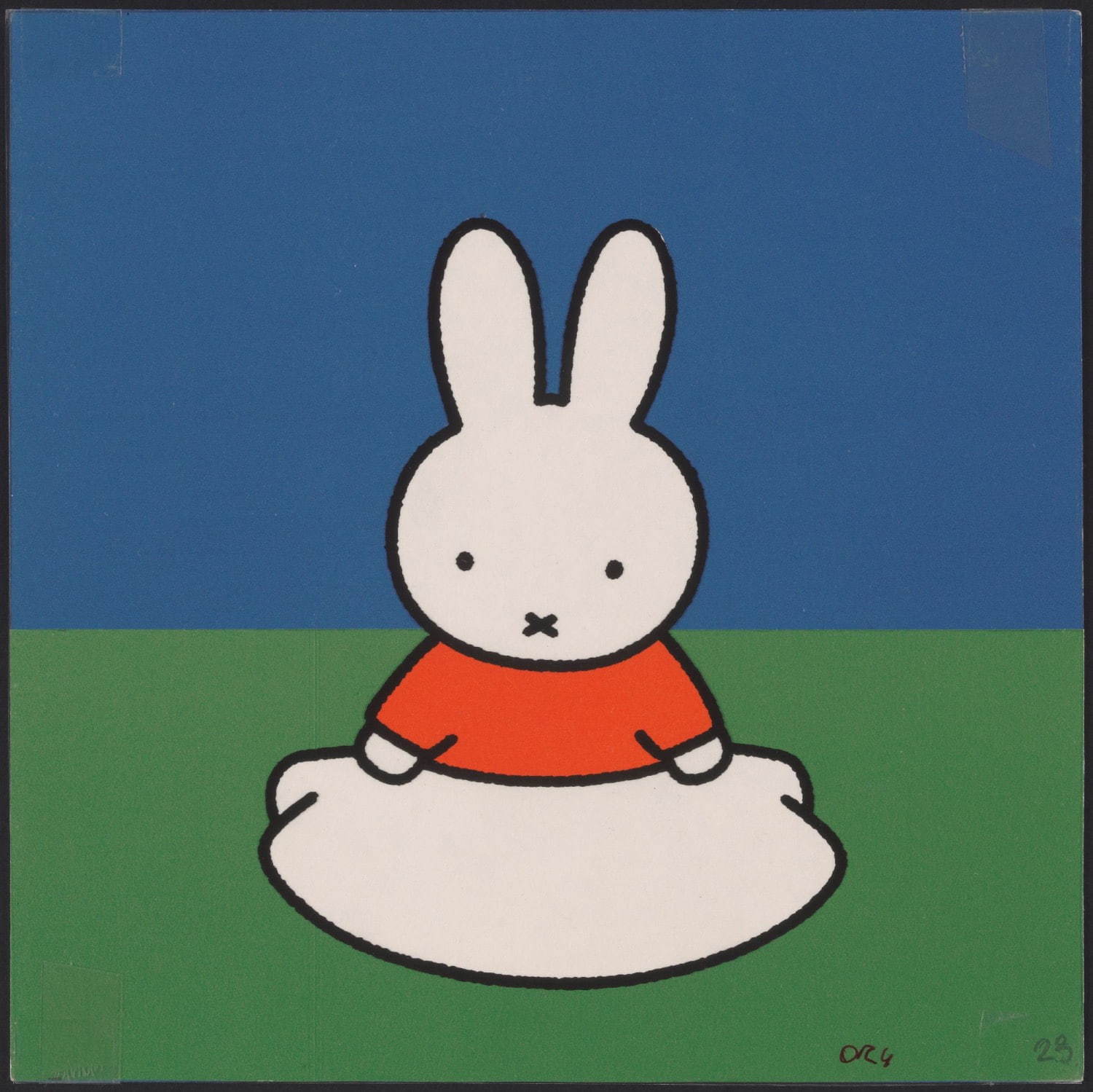 展覧会メインビジュアル『うさこちゃん おばけになる』印刷原稿 2001年
Illustrations Dick Bruna © copyright Mercis bv,1953-2020  www.miffy.com