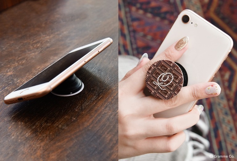 Q-pot.の新作スマホアクセサリー、チョコ＆苺柄“ポップソケッツ”やiPhone11カバーも｜写真3