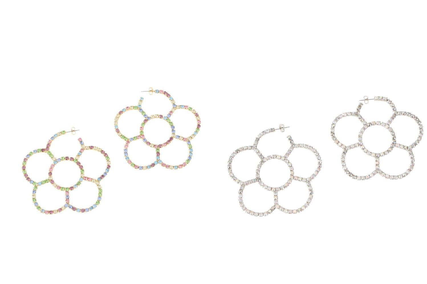 Twinkle Daisy Hoops 各13,500円＋税