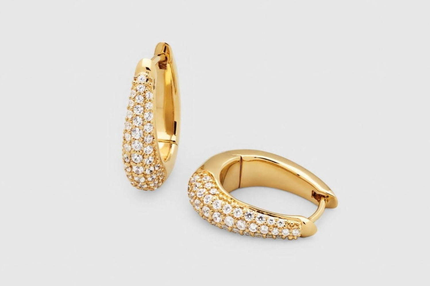 Liz Hoop Pave Gold 46,000円