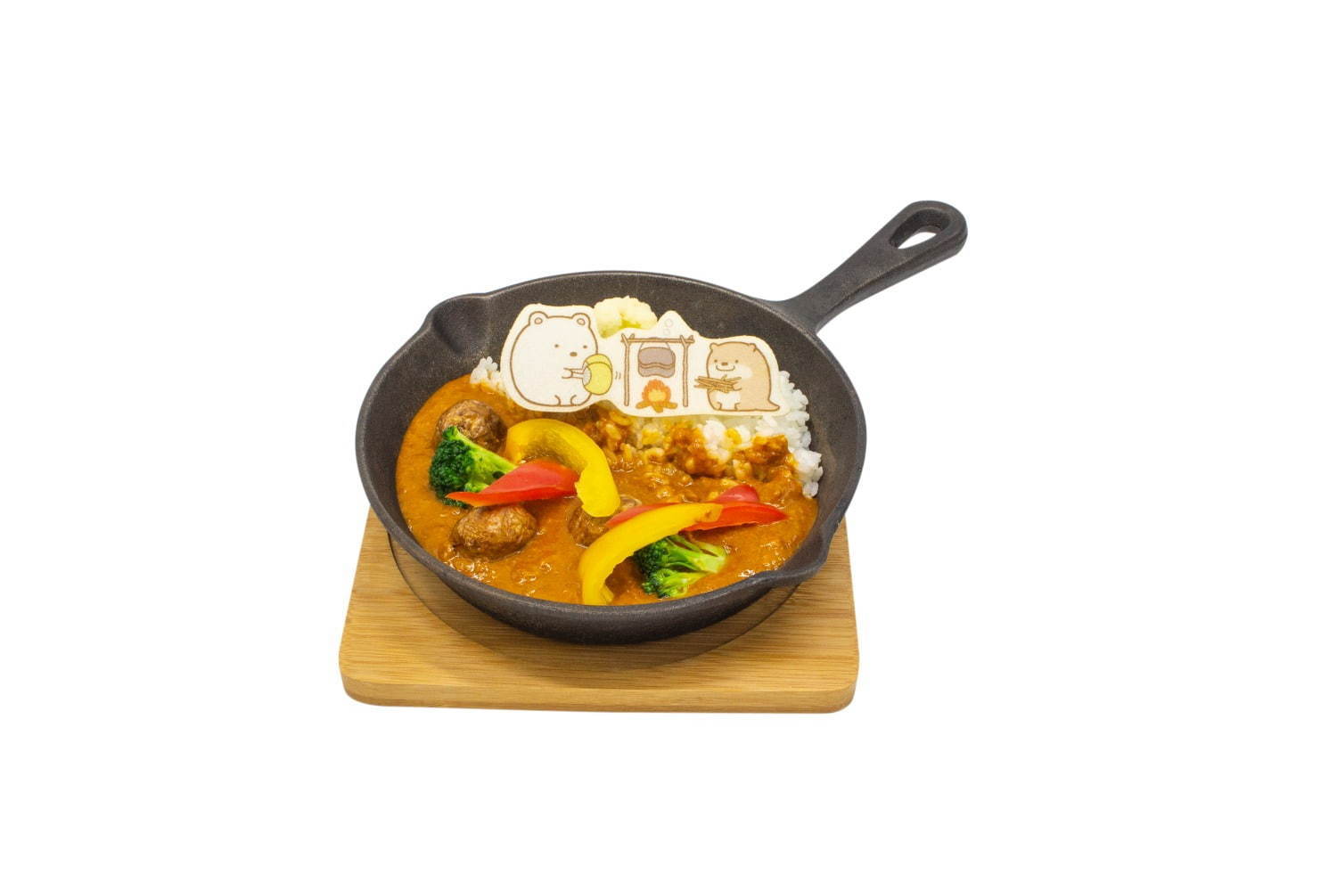 しろくまのキャンプカレー 1,100円(税込)
※画像・価格は渋谷モディ・コンセプトカフェ/コラボノ提供メニュー