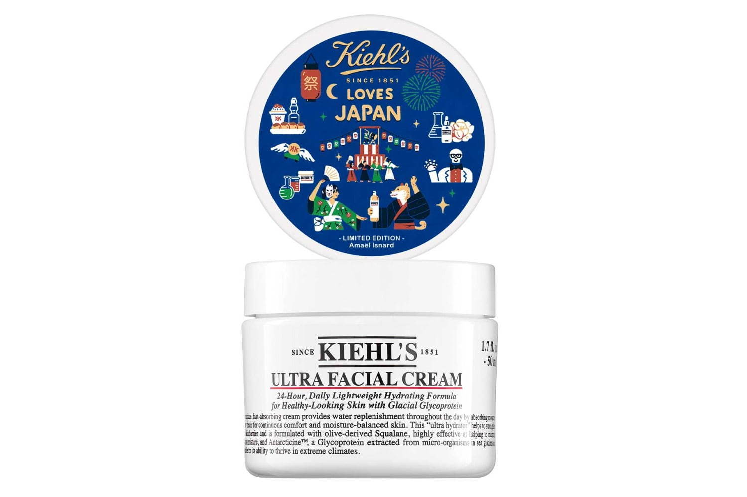 キールズ クリーム UFC 「Kiehl‘s LOVES JAPAN」限定エディション
価格：27g 2,500円＋税/49g 4,000円＋税/123g 7,200円＋税