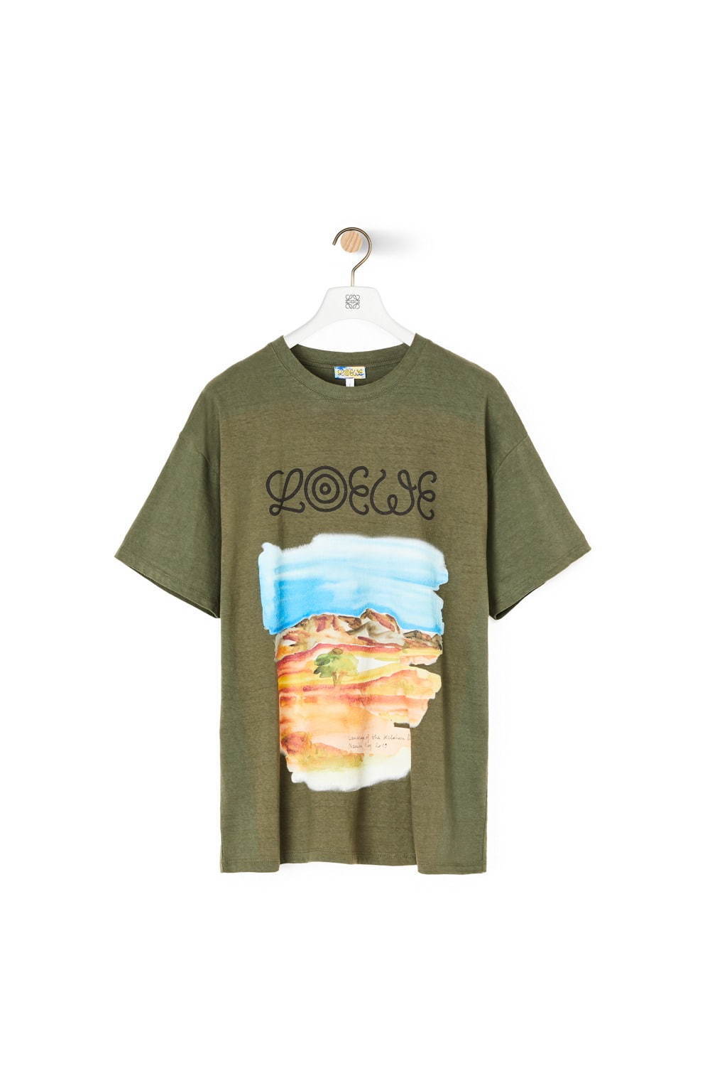 アイ/ロエベ/ネイチャーの新作Tシャツ、“旅先からのポストカード”イメージの水彩画モチーフ｜写真7