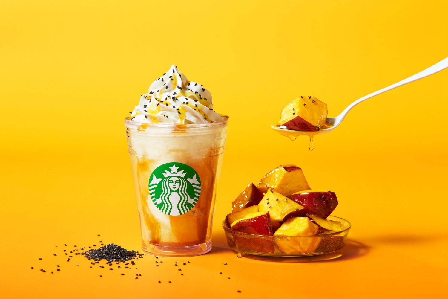 スターバックス(Starbucks Coffee) 大学芋 フラペチーノ｜写真1