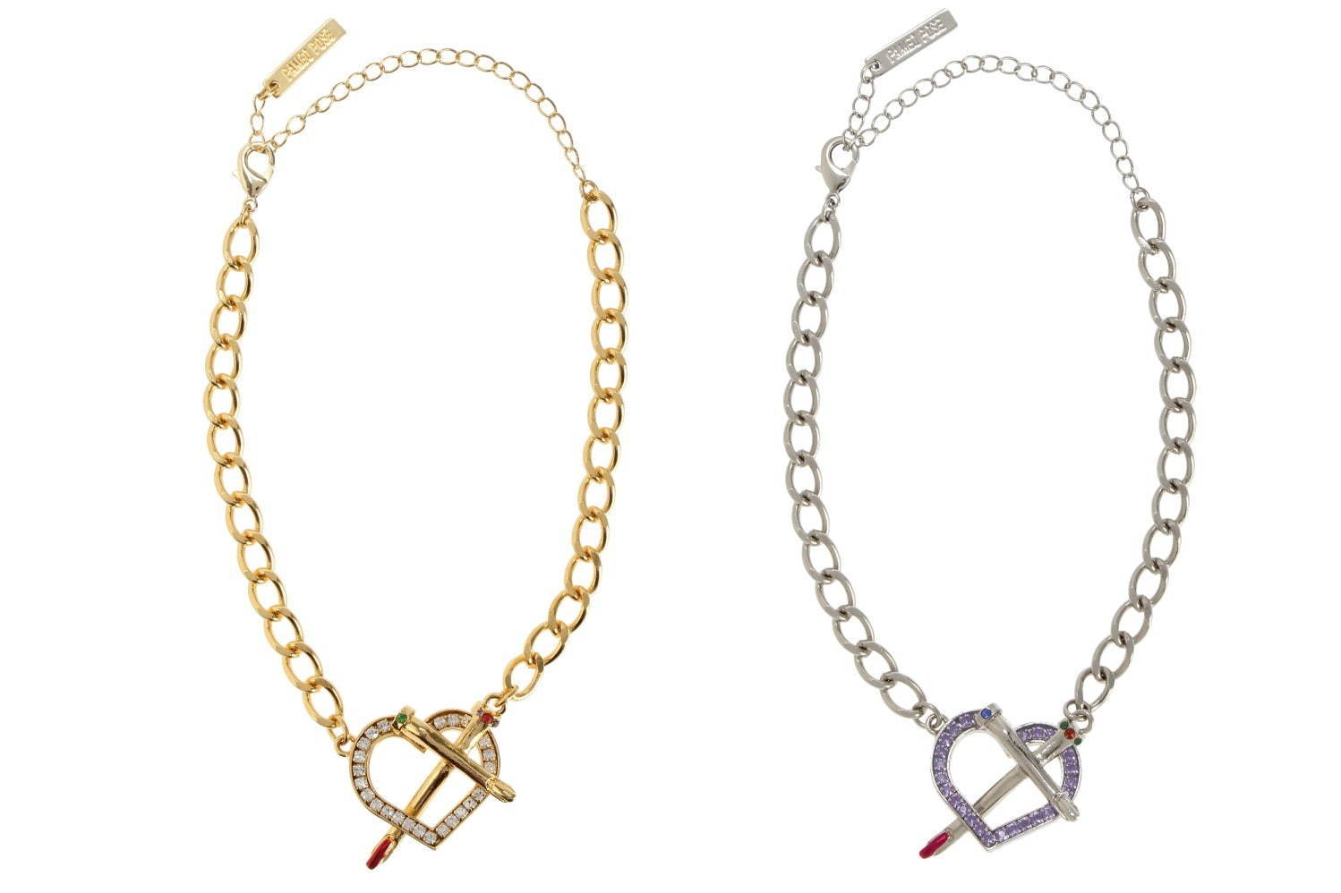 Cross Fingers Heart Choker チョーカー 各12,000円＋税