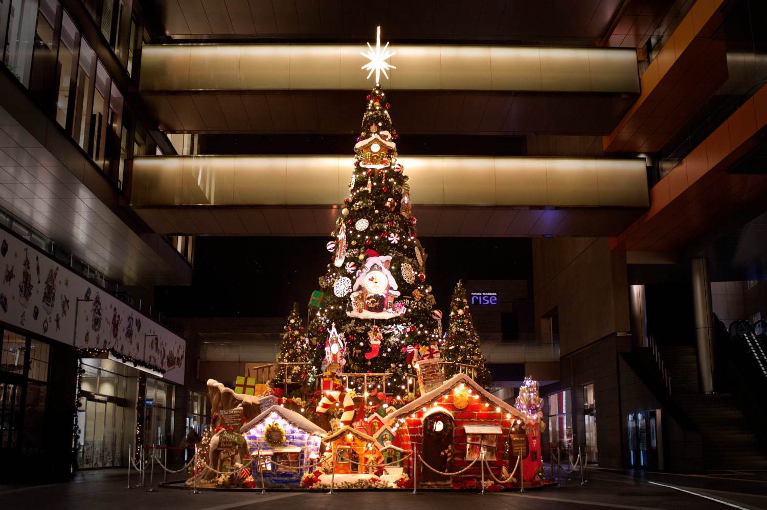 二子玉川ライズのクリスマスツリー＆イルミネーション、ナチュラルで温かみのある灯り｜写真13