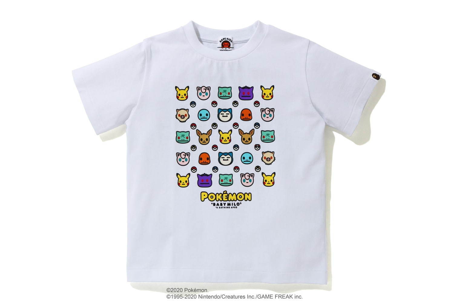 ポケモン×ア ベイシング エイプ、ベイビーマイロ風ポケモンTシャツやピカチュウの耳付きフーディー｜写真86