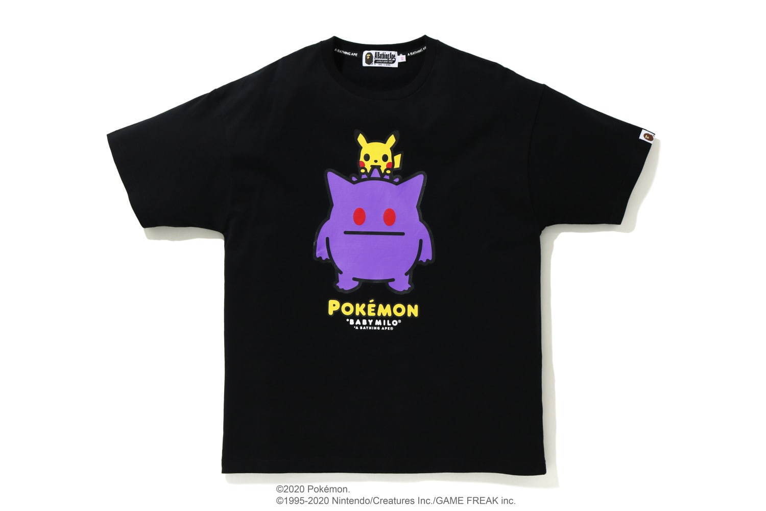 ポケモン×ア ベイシング エイプ、ベイビーマイロ風ポケモンTシャツやピカチュウの耳付きフーディー｜写真18