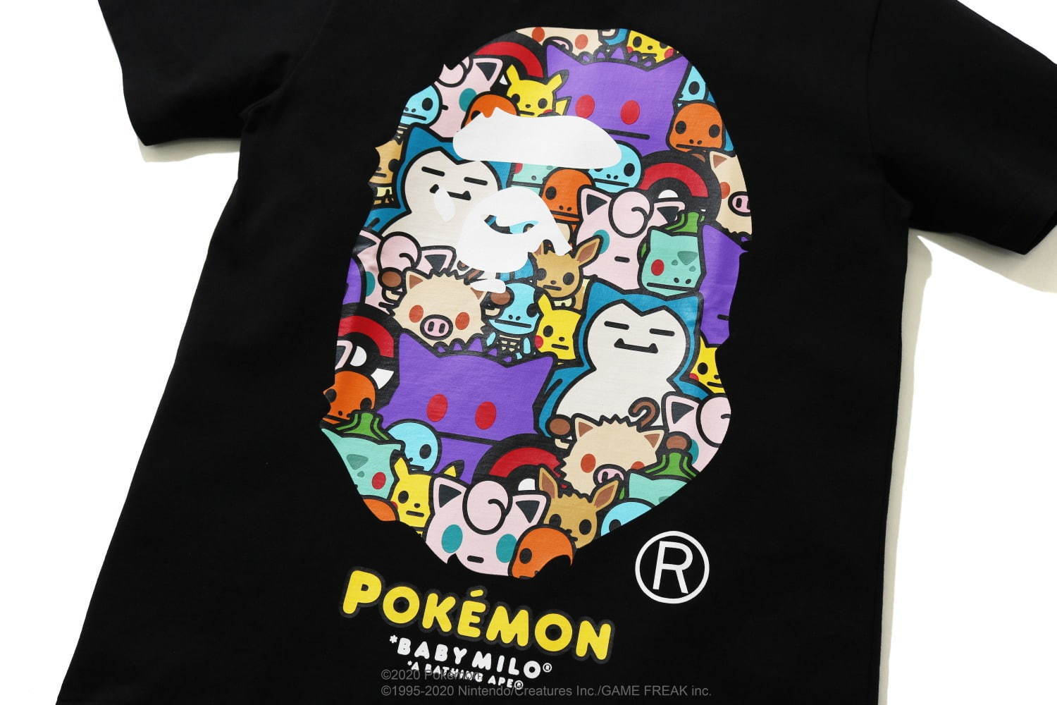 ポケモン×ア ベイシング エイプ、ベイビーマイロ風ポケモンTシャツやピカチュウの耳付きフーディー｜写真76