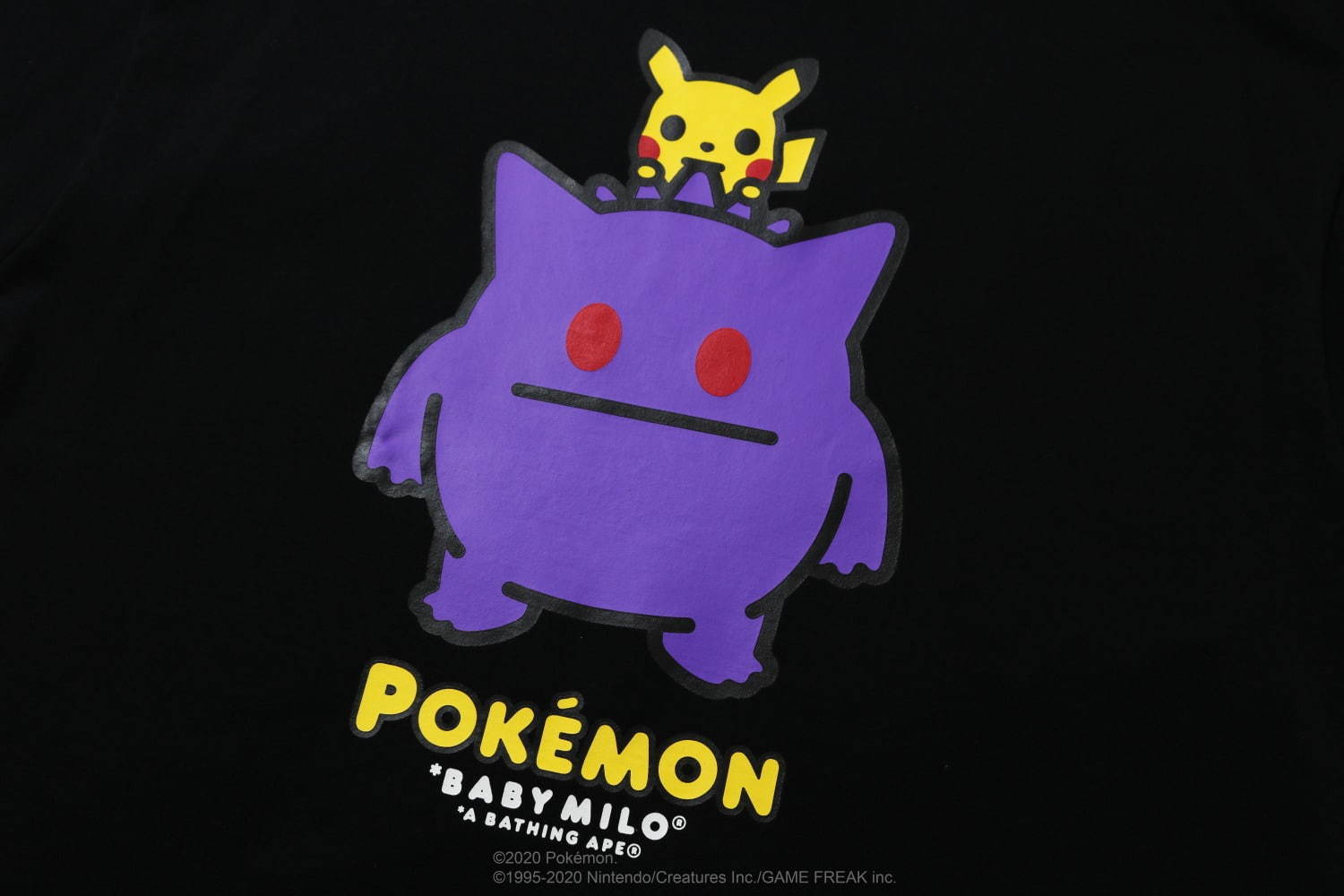 ポケモン×ア ベイシング エイプ、ベイビーマイロ風ポケモンTシャツやピカチュウの耳付きフーディー｜写真17