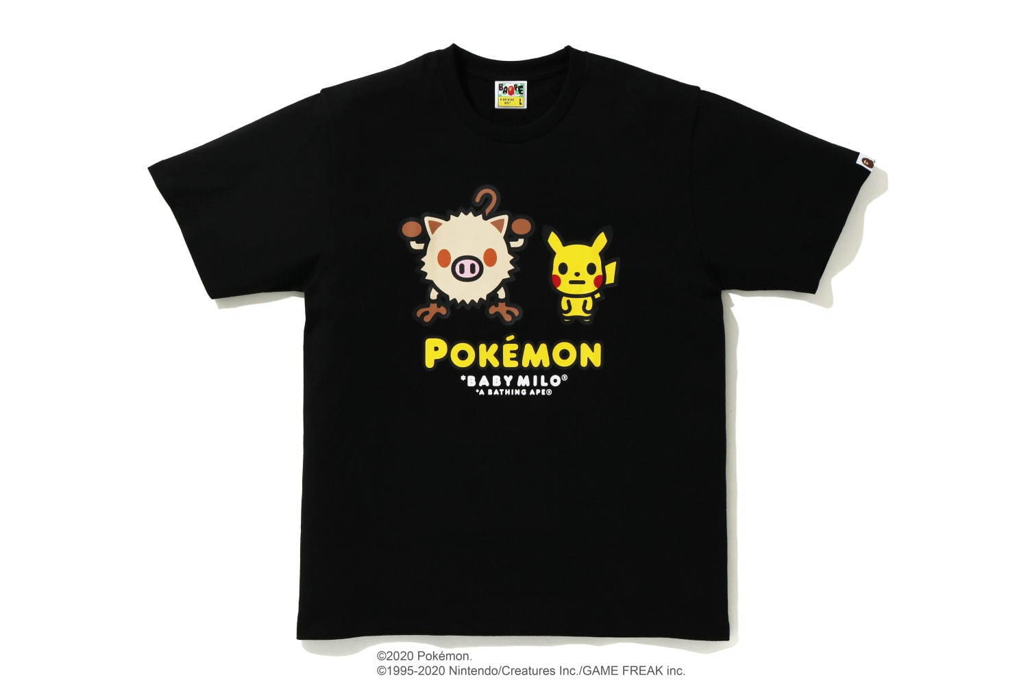 ポケモン×ア ベイシング エイプ、ベイビーマイロ風ポケモンTシャツやピカチュウの耳付きフーディー｜写真64