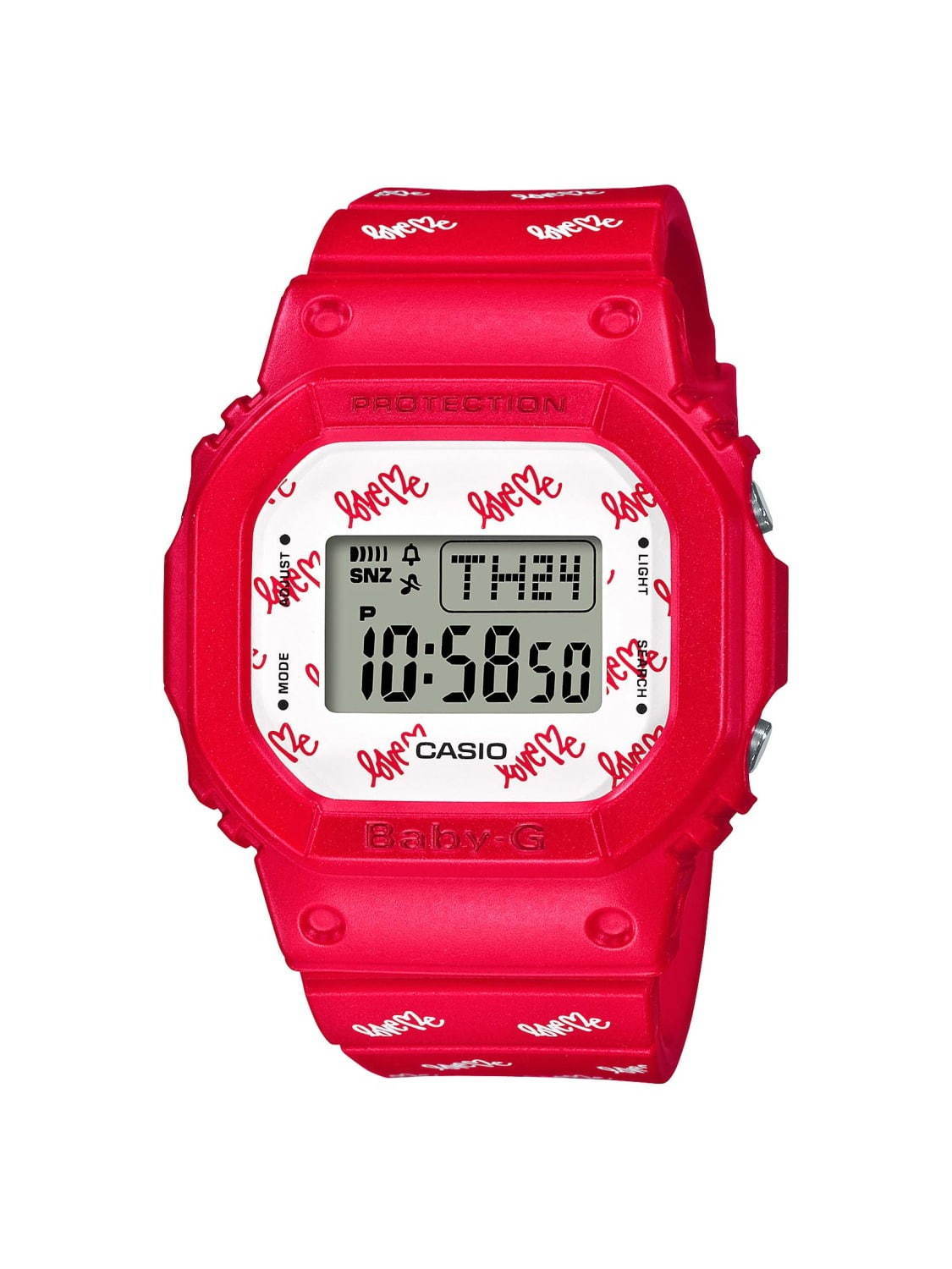 G-SHOCK&BABY-Gのペアウオッチ、“バラの花”を配した腕時計や愛の言葉を散りばめたデザイン｜写真5