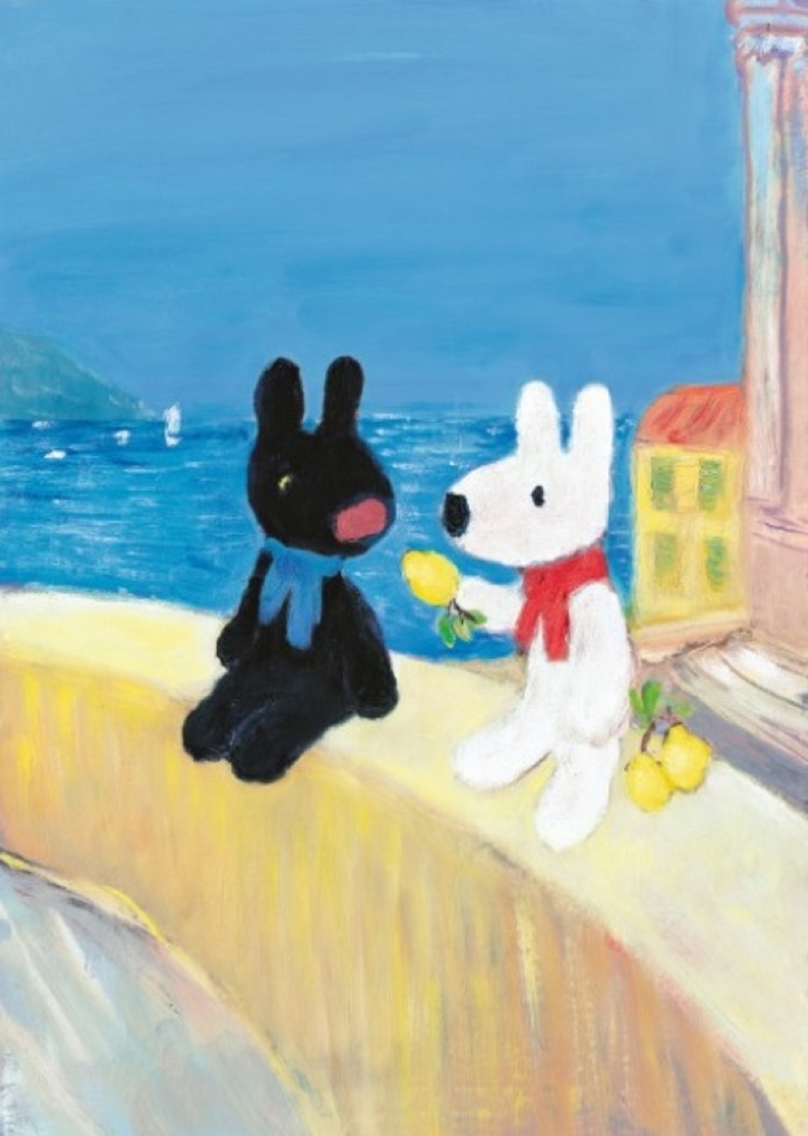 『Les vacances de Gaspard et Lisa』原画 油彩 2019年