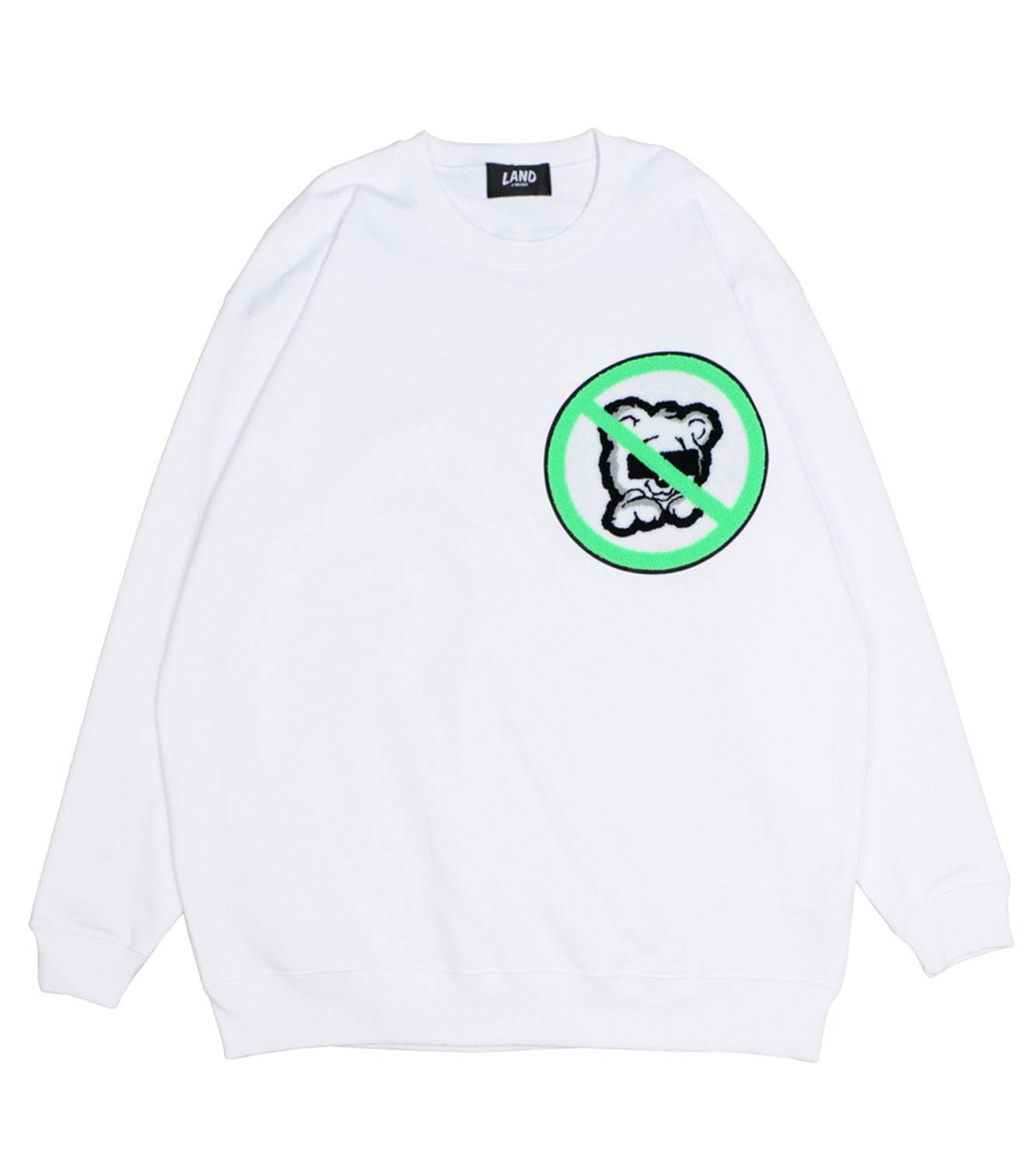 NO LAND BEAR SWEATS 9,000円＋税