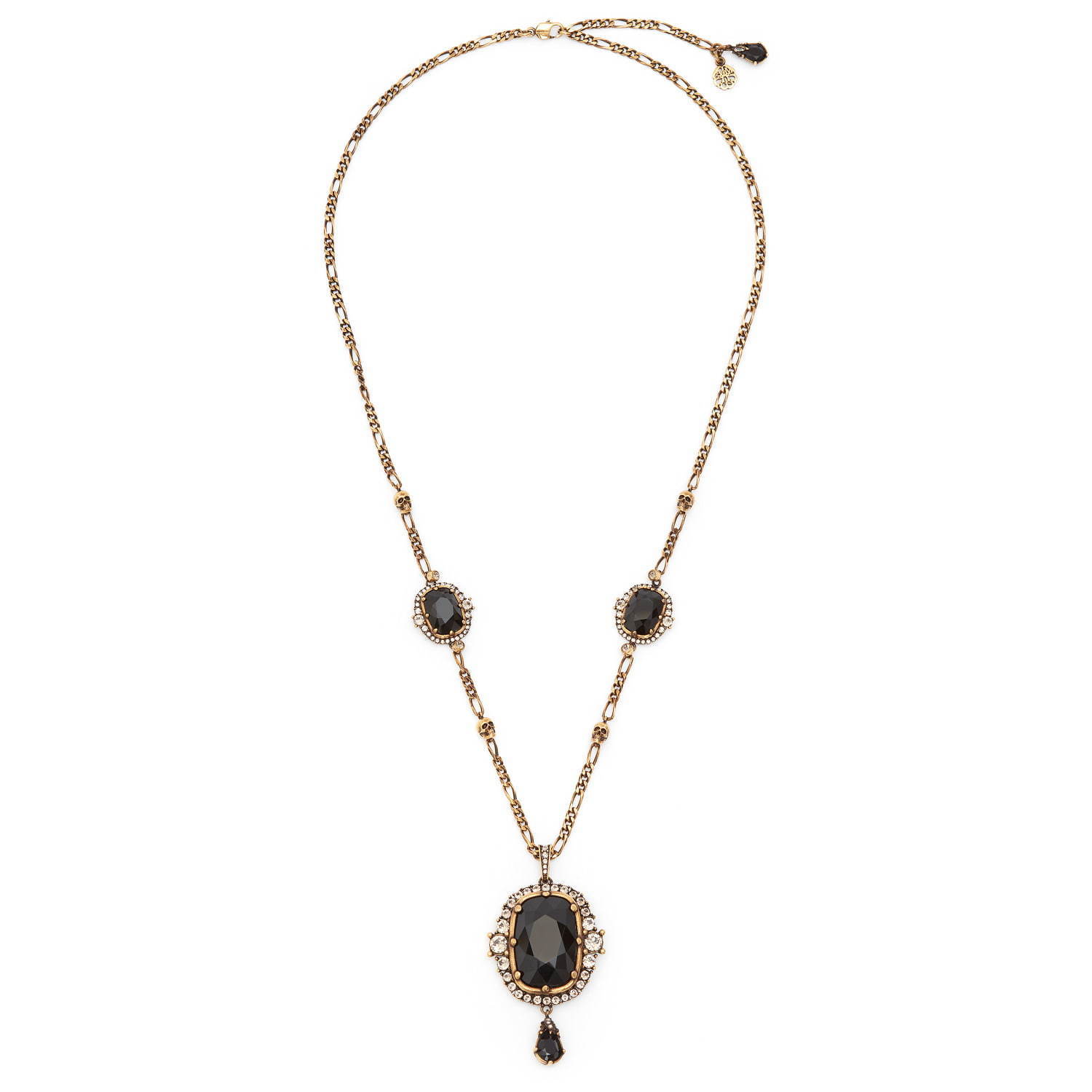 「JEWELLED DROP PENDANT LONG NECKLACE」95,000円＋税