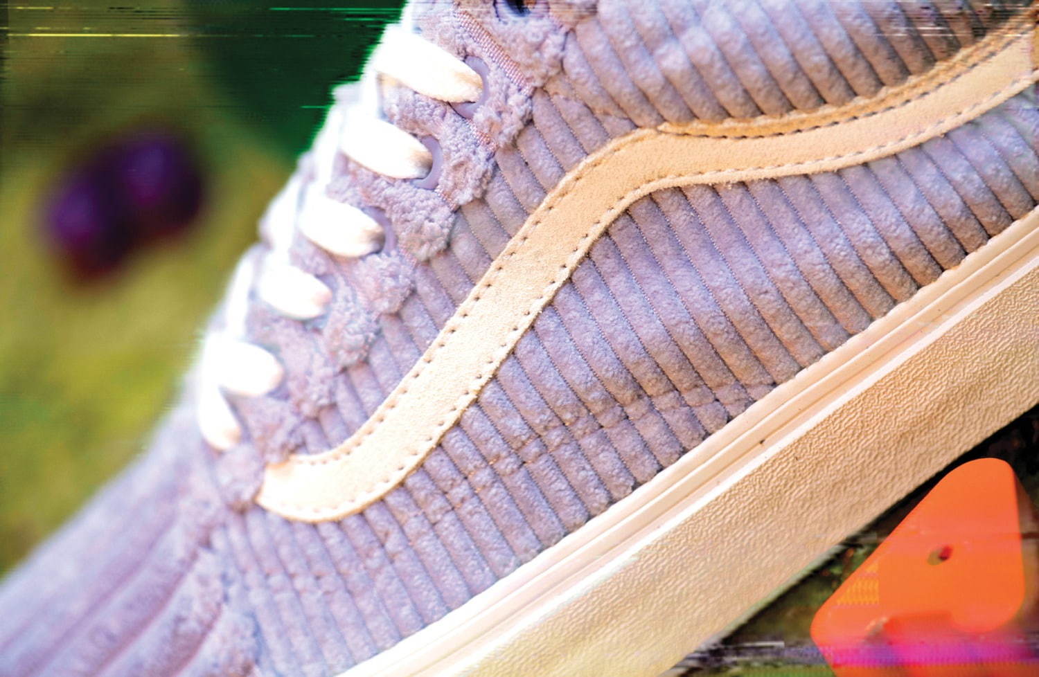 VANS×アンダーソン・パークのスニーカー「オールドスクール」パープルのコーデュロイやマルチカラー｜写真8