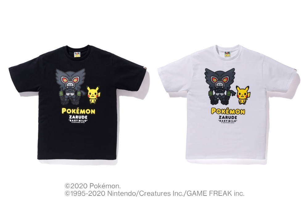 ザルード＆ピカチュウ TEE メンズ 8,000円＋税／キッズ 6,000円＋税