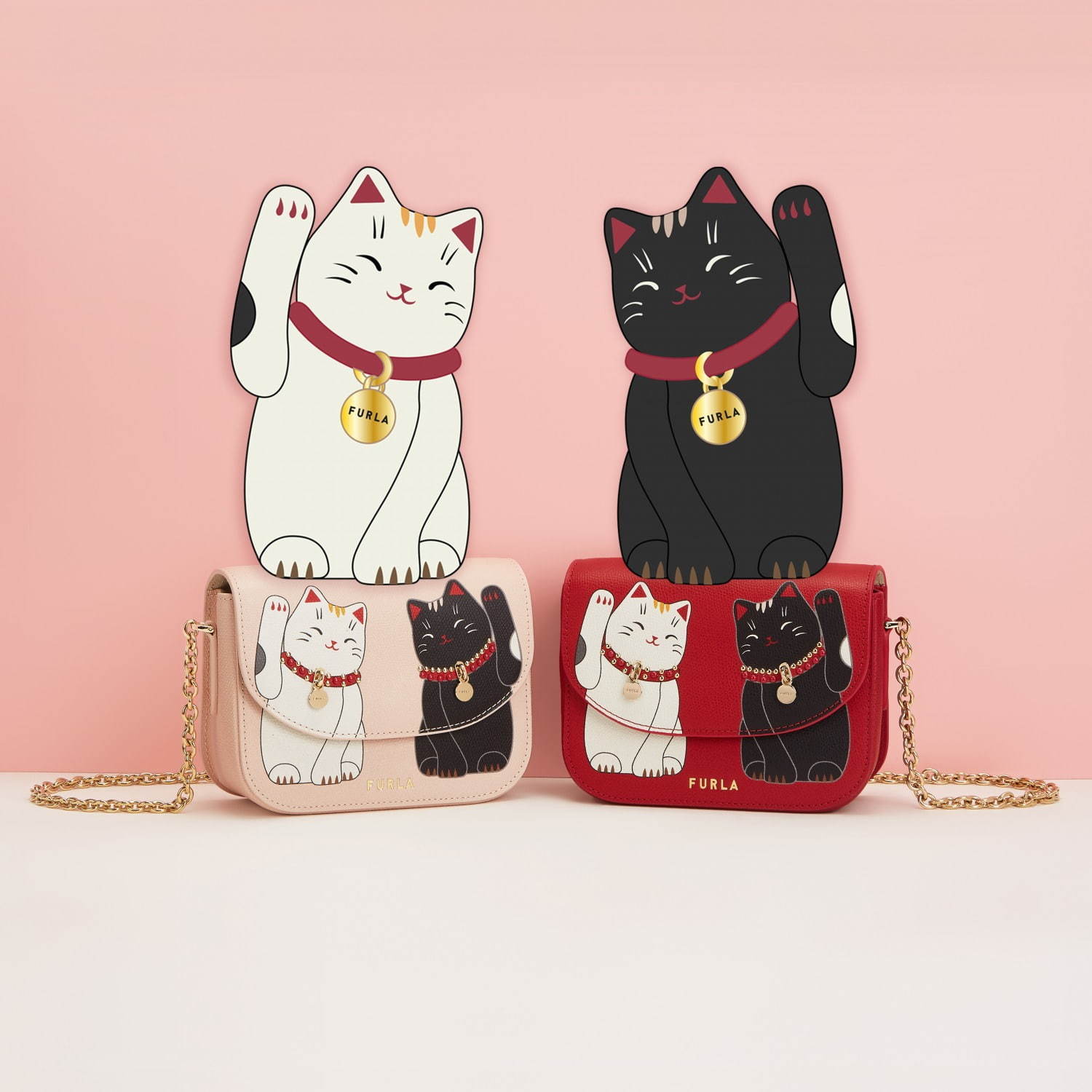 FURLA LITTLE CATS MINI CROSSBODY 各49,000円＋税