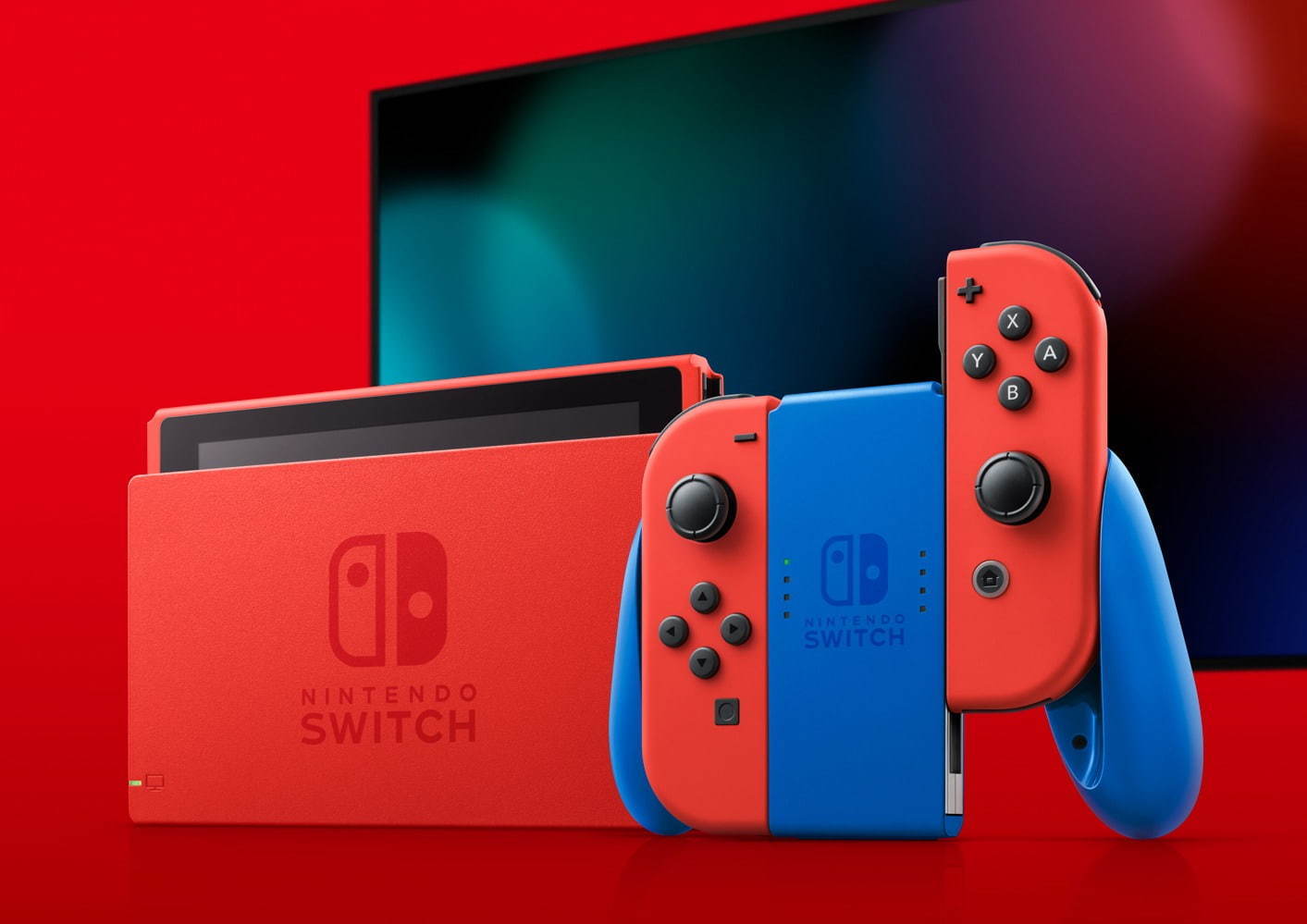 「ニンテンドースイッチ」にマリオモチーフの新色 - レッド×ブルーのバイカラー、キャリングケース付属｜写真5