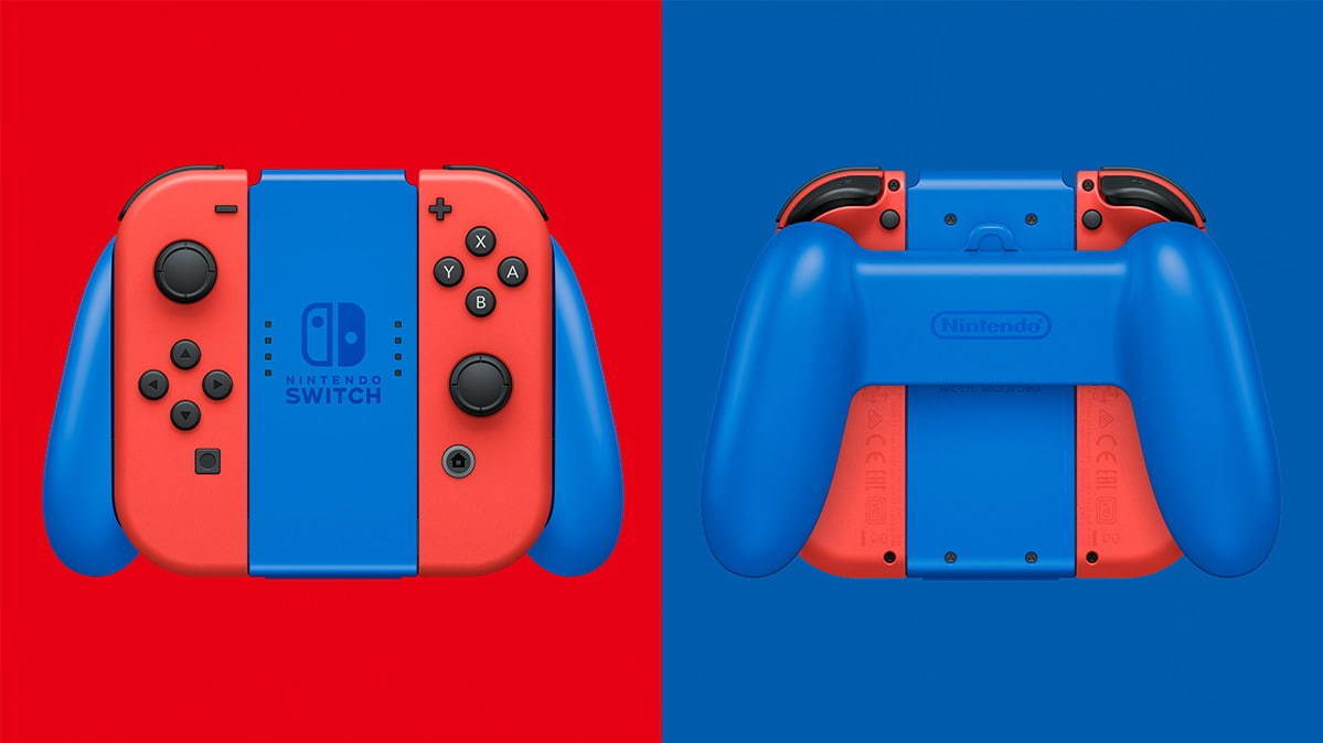 「ニンテンドースイッチ」にマリオモチーフの新色 - レッド×ブルーのバイカラー、キャリングケース付属｜写真4