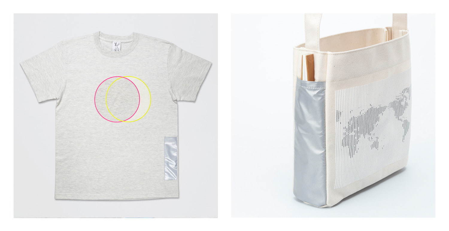 Tシャツ「A LIGHT UN LIGHT」11,000円(税込)
ミニショルダー「A WORLD UN WORLD 」8,800円(税込)