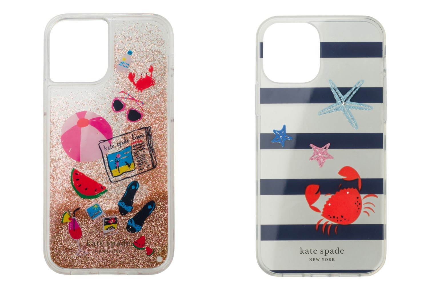 左から)POOL PARTY LIQUID GLITTER PHONE CASE 6,000円 ※2月末発売予定
JEWELED SANDCASTLE PHONE CASE 6,000円