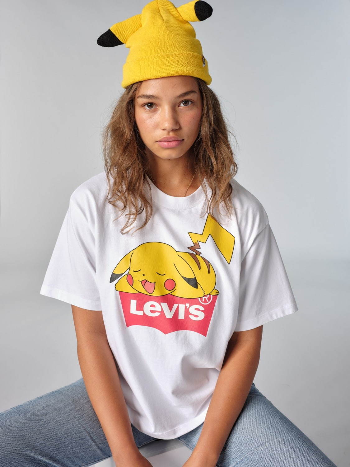 POKEMON UNISEX TEE SLEEPING PIKACHU WHITE + 4,000円＋税
POKEMON BEANIE PIKACHU 3,000円＋税