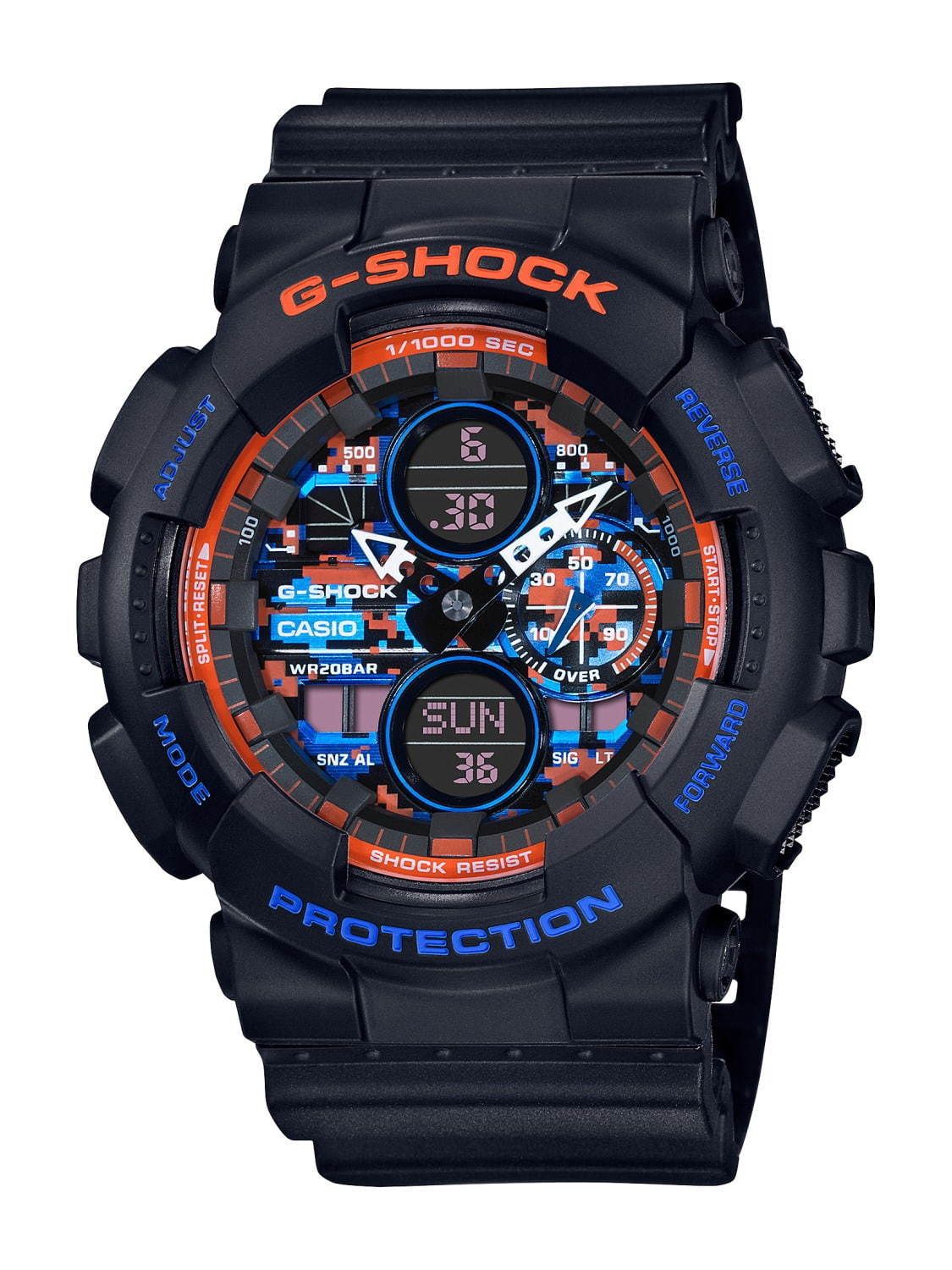 G-SHOCKの新作、街のネオン×迷彩柄の“都会派カモフラージュ”全5モデルが発売｜写真4