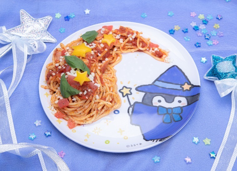 コウペンちゃんのまほうパスタ 1,199円＋税
※+1,200円＋税でカフェ限定プレートを購入可能。