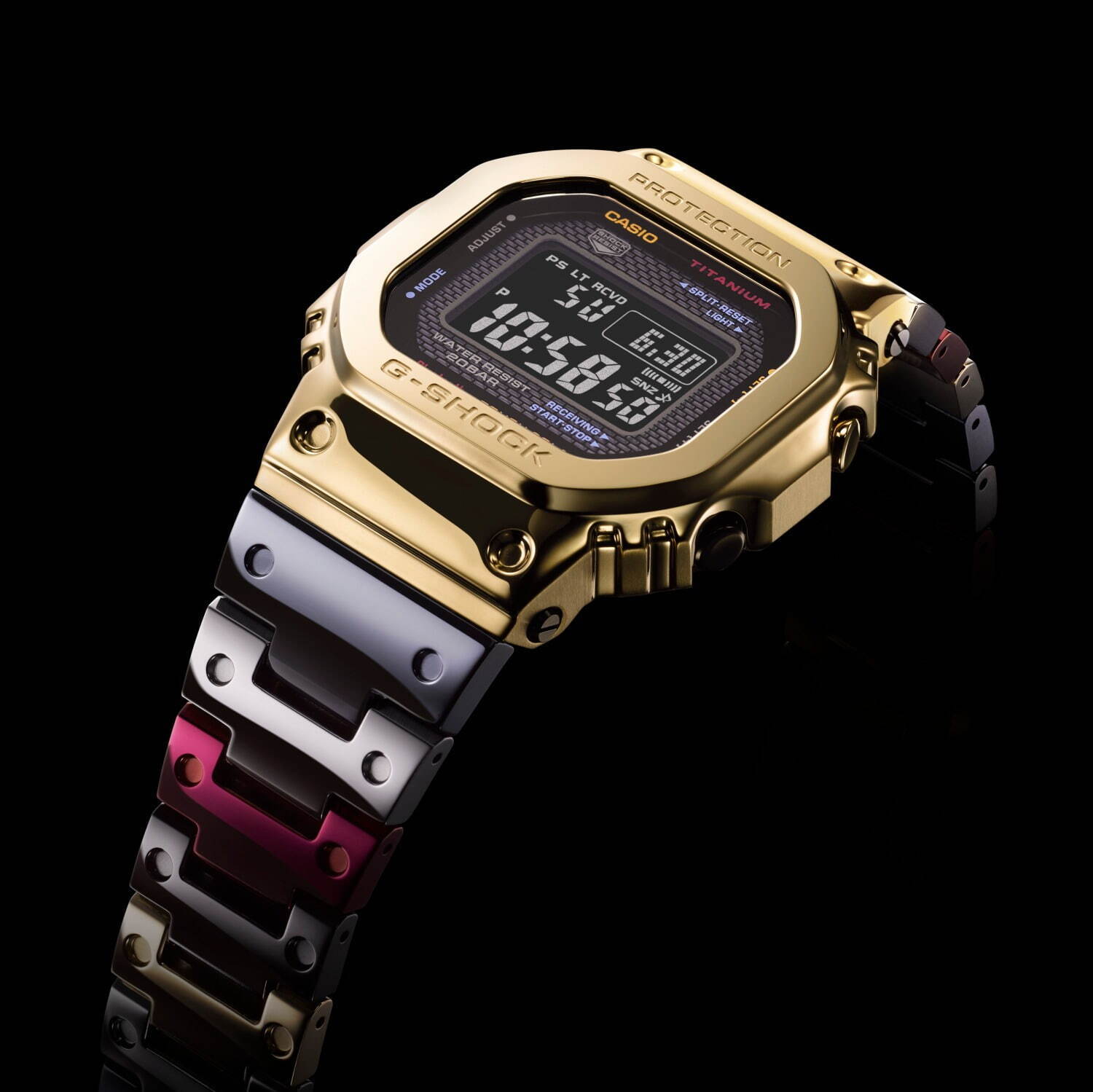 G-SHOCKから新開発チタン合金を採用した新作、メタルモデルとしては初のマルチカラーに｜写真4