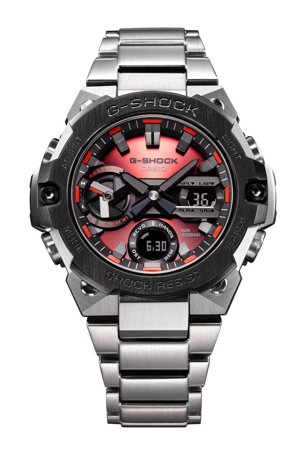 G-SHOCKから12.9mmの薄型ウオッチ、メタル感溢れるフェイスデザイン｜写真2