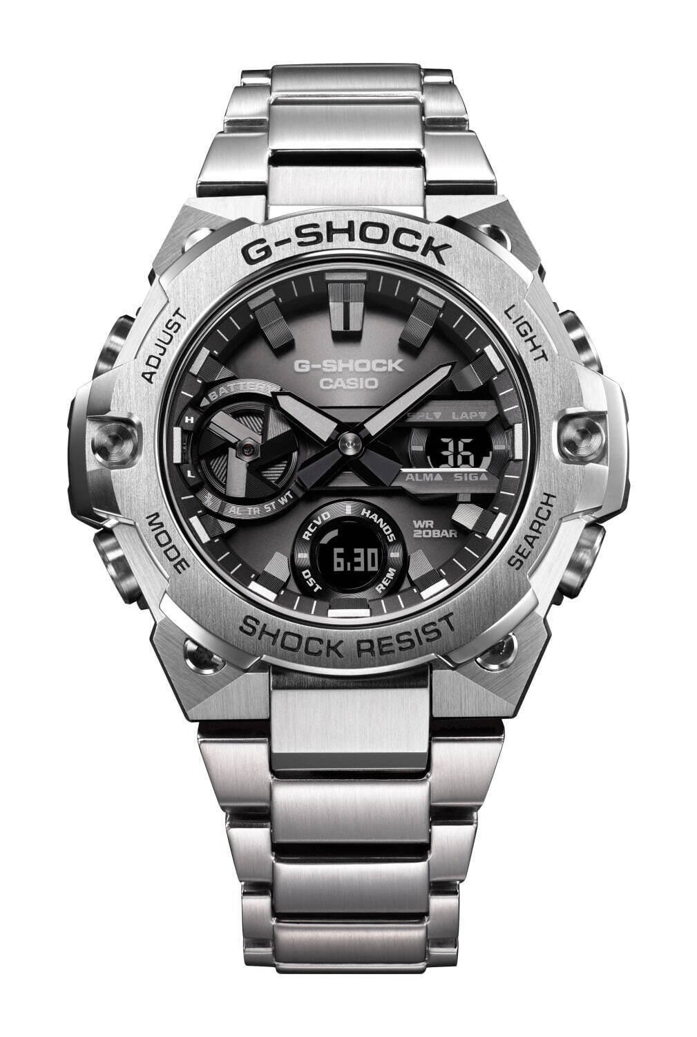 G-SHOCKから12.9mmの薄型ウオッチ、メタル感溢れるフェイスデザイン｜写真4