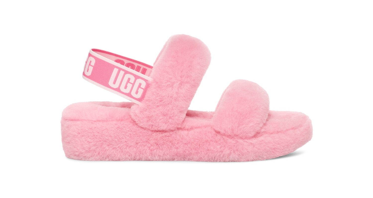 UGG“パステルカラー”のサンダル＆ウェア、タイダイファーの厚底サンダルやふわふわシープスキン｜写真11