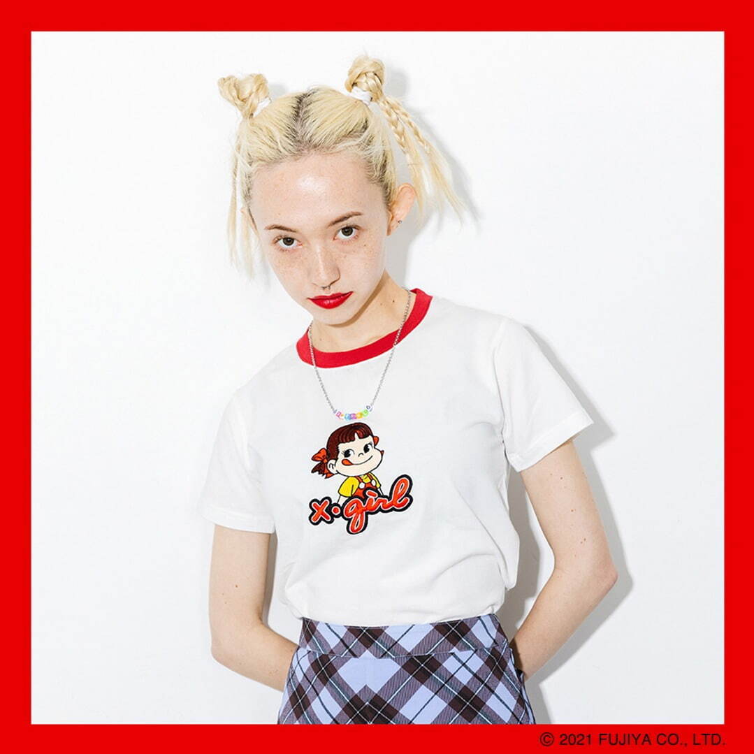 X-girl × PEKO RINGER S/S TEE 6,050円(税込)