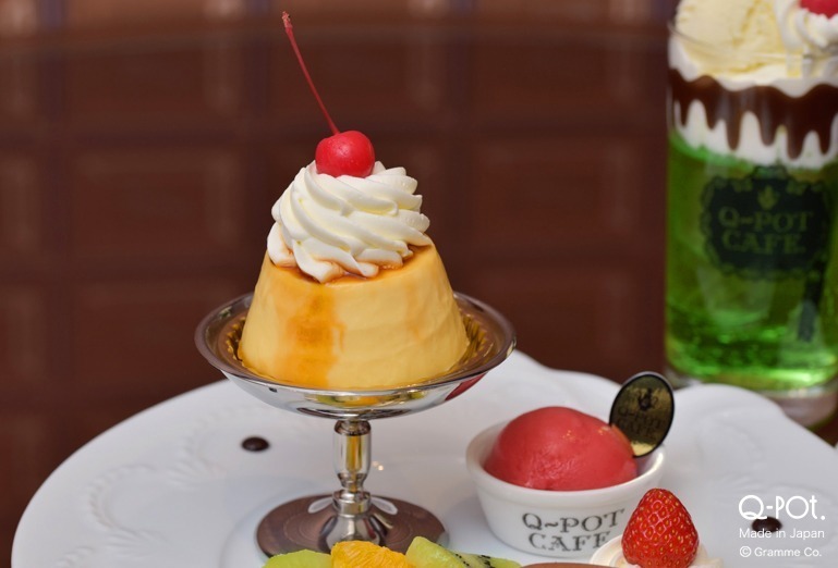 Q-pot CAFE.“レトロな喫茶店風”限定メニュー、プリン風ケーキやメロンクリームソーダ｜写真5