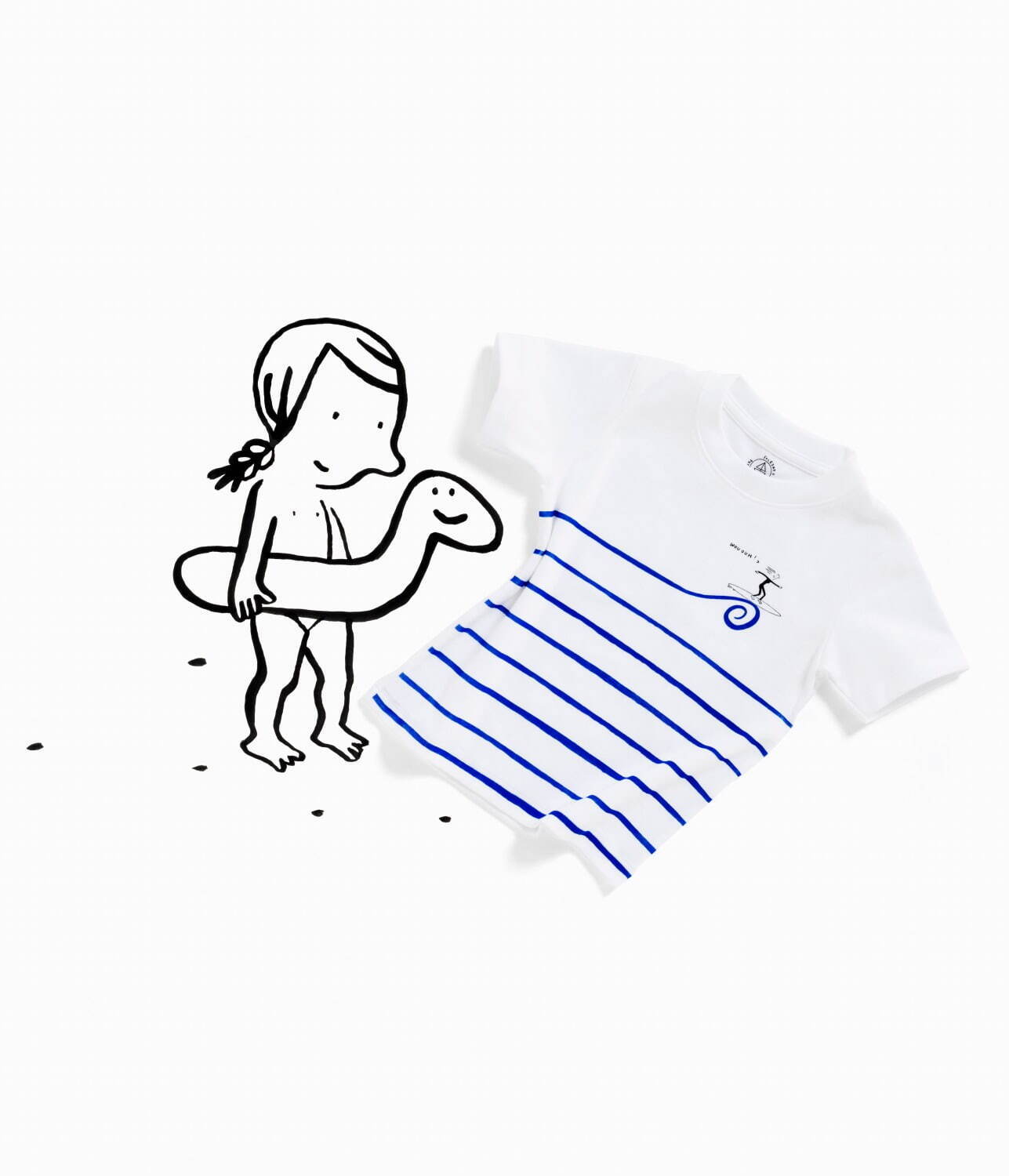 プチバトー(PETIT BATEAU) 夏のビーチ｜写真9