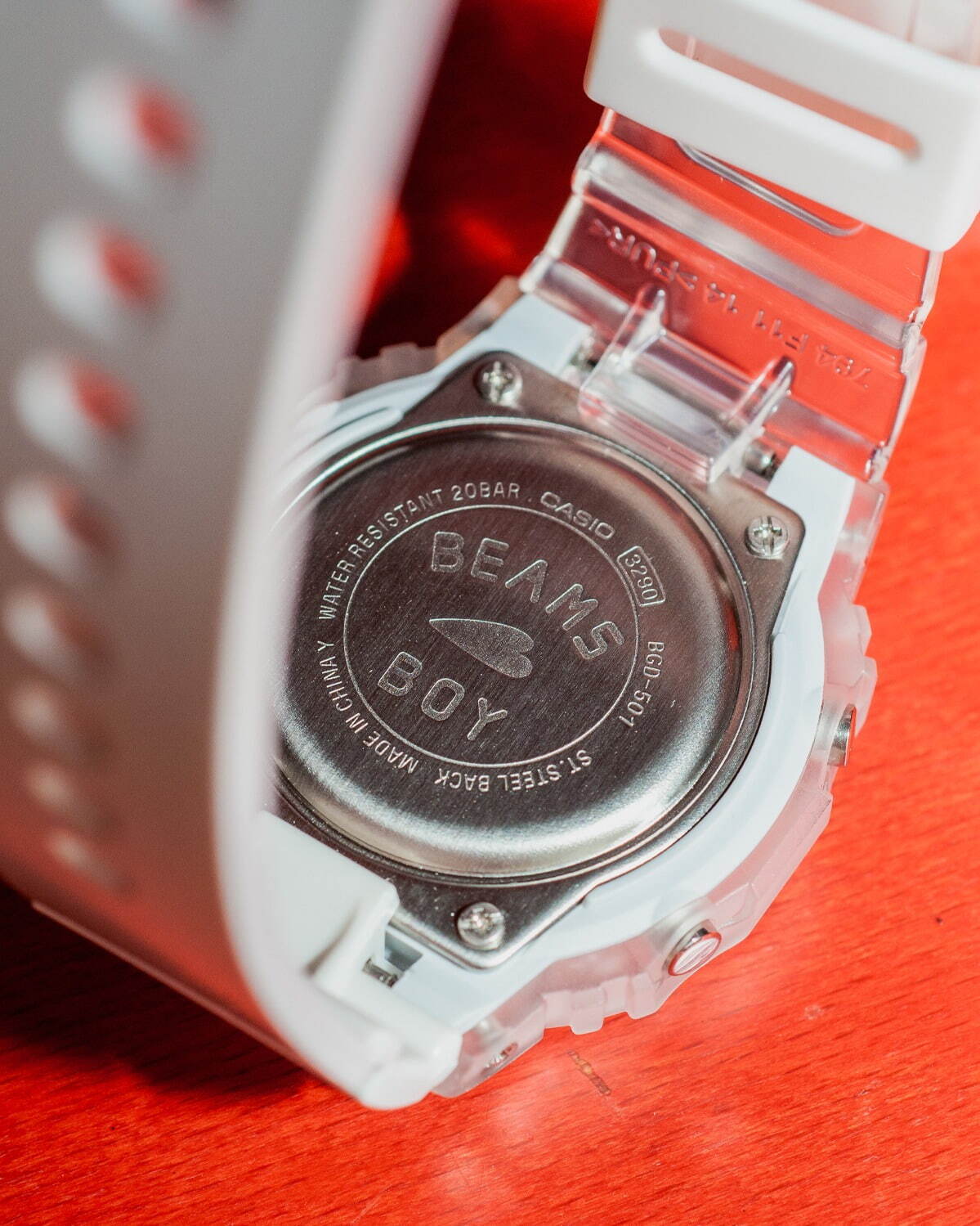 G-SHOCK/BABY-G×ビームス/ビームス ボーイ、ホワイト＆クリア素材の新別注モデル｜写真12