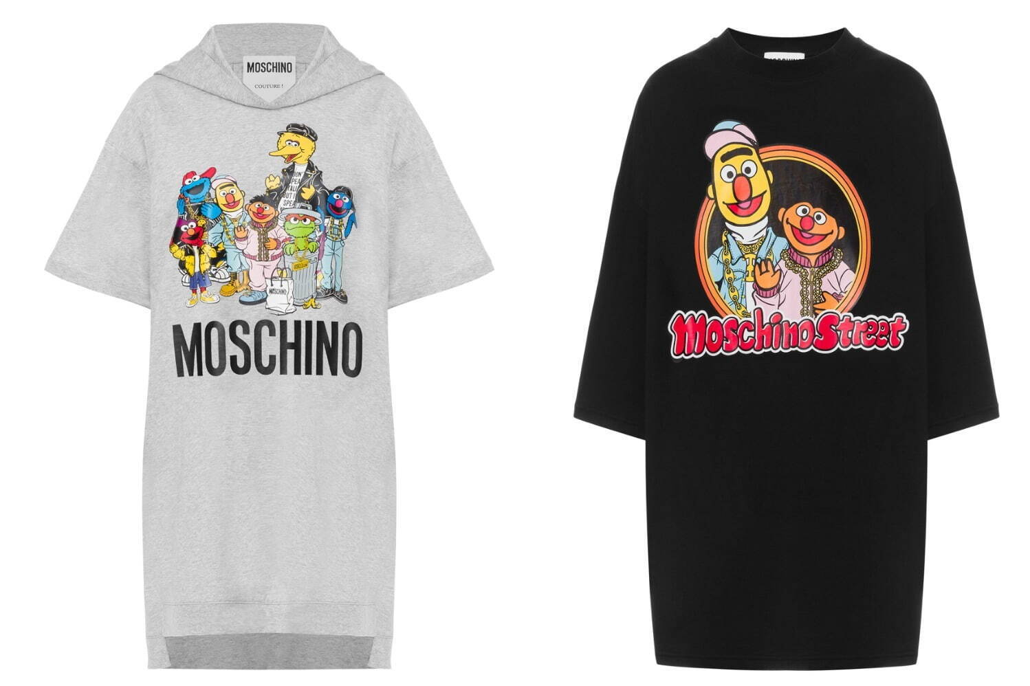 モスキーノ×セサミストリート、“革ジャン”姿のビッグバード＆ストリート風エルモのTシャツなど｜写真4