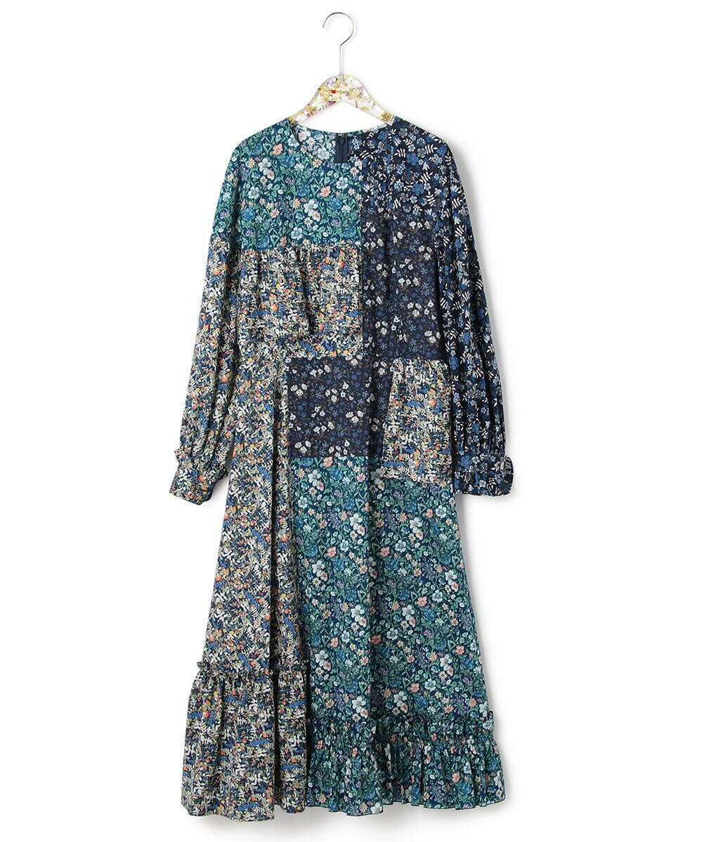 【VERONICA】LIBERTY × ANEVER FLOWER PATCHWORK DRESS 39,600円(税込)