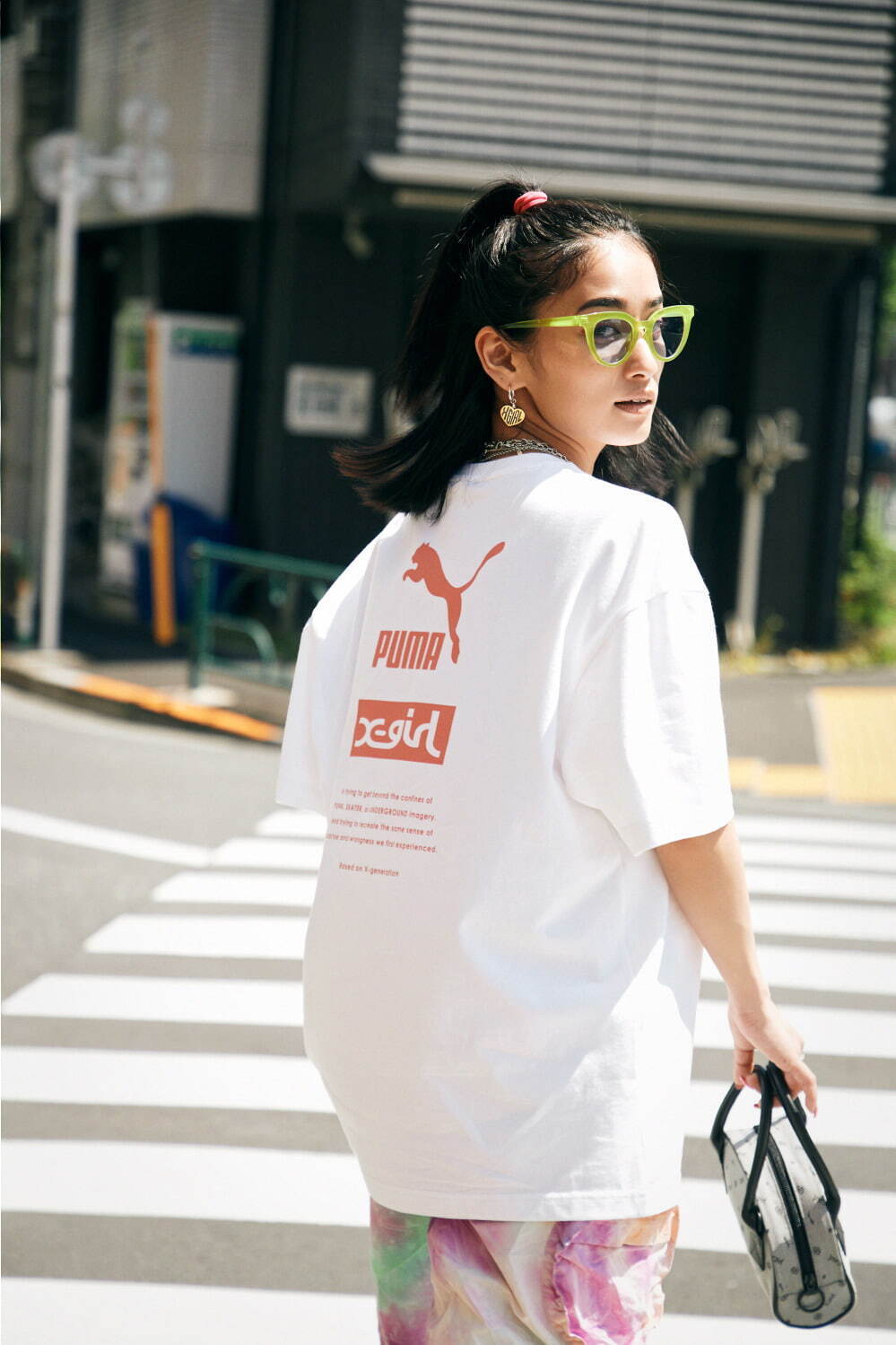 プーマ×X-girl“バンダナ柄＆パステルカラー”のスニーカーやロゴ入りTシャツなど｜写真19