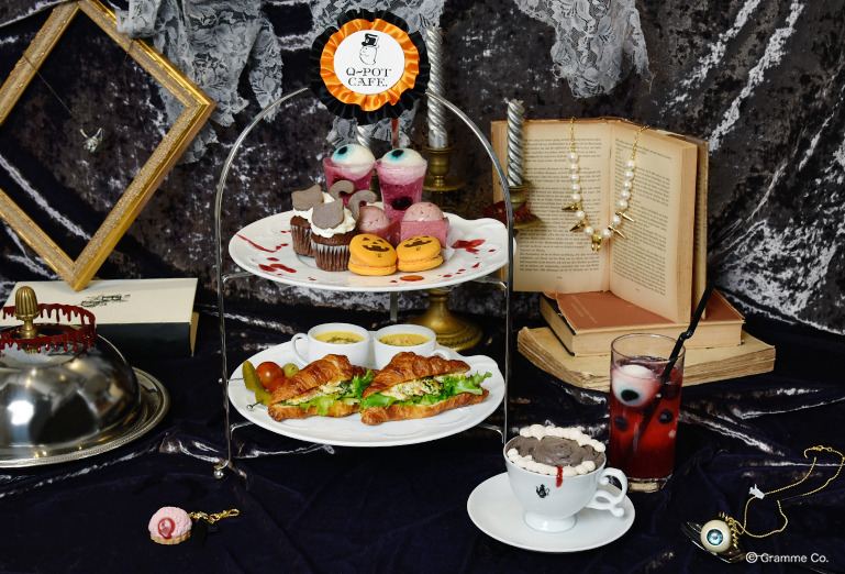 Q-pot CAFE.のハロウィン“脳みそケーキ”や“眼帯オバケちゃん”のスイーツプレート｜写真8