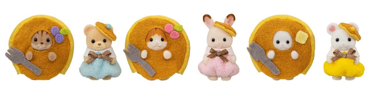 森永ホットケーキミックス×シルバニアファミリー〈オリジナル赤ちゃん6にんセット〉
※50名限定